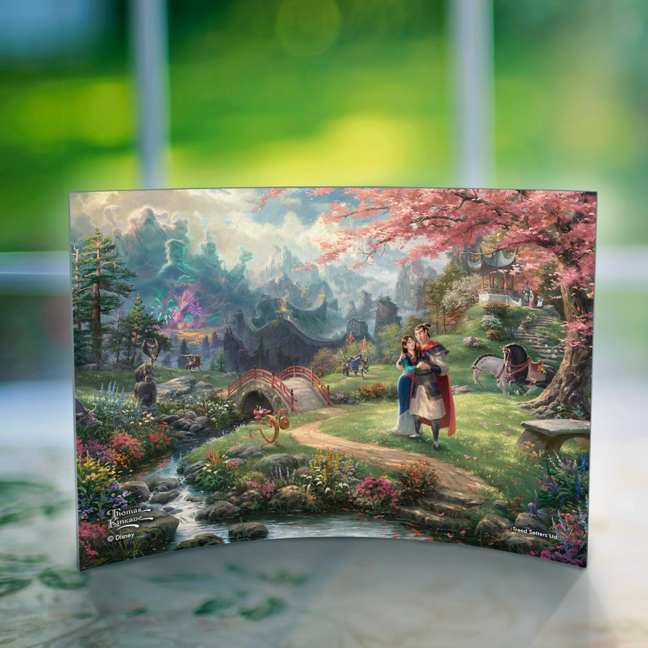 Disney (Mulan Blossoms of Love) 10” x 7” Curved Acrylic Print ACP1007CUR476