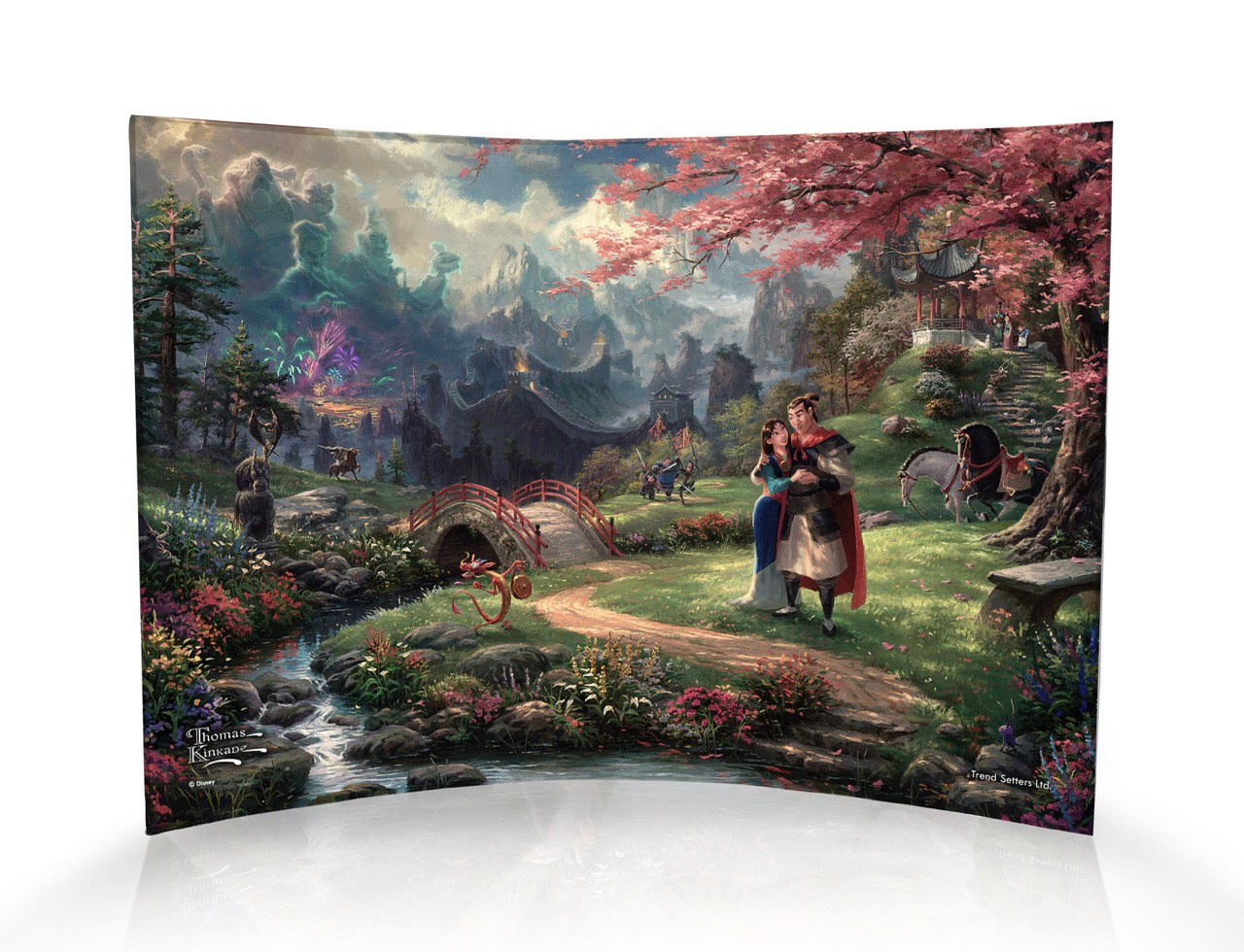 Disney (Mulan Blossoms of Love) 10” x 7” Curved Acrylic Print ACP1007CUR476