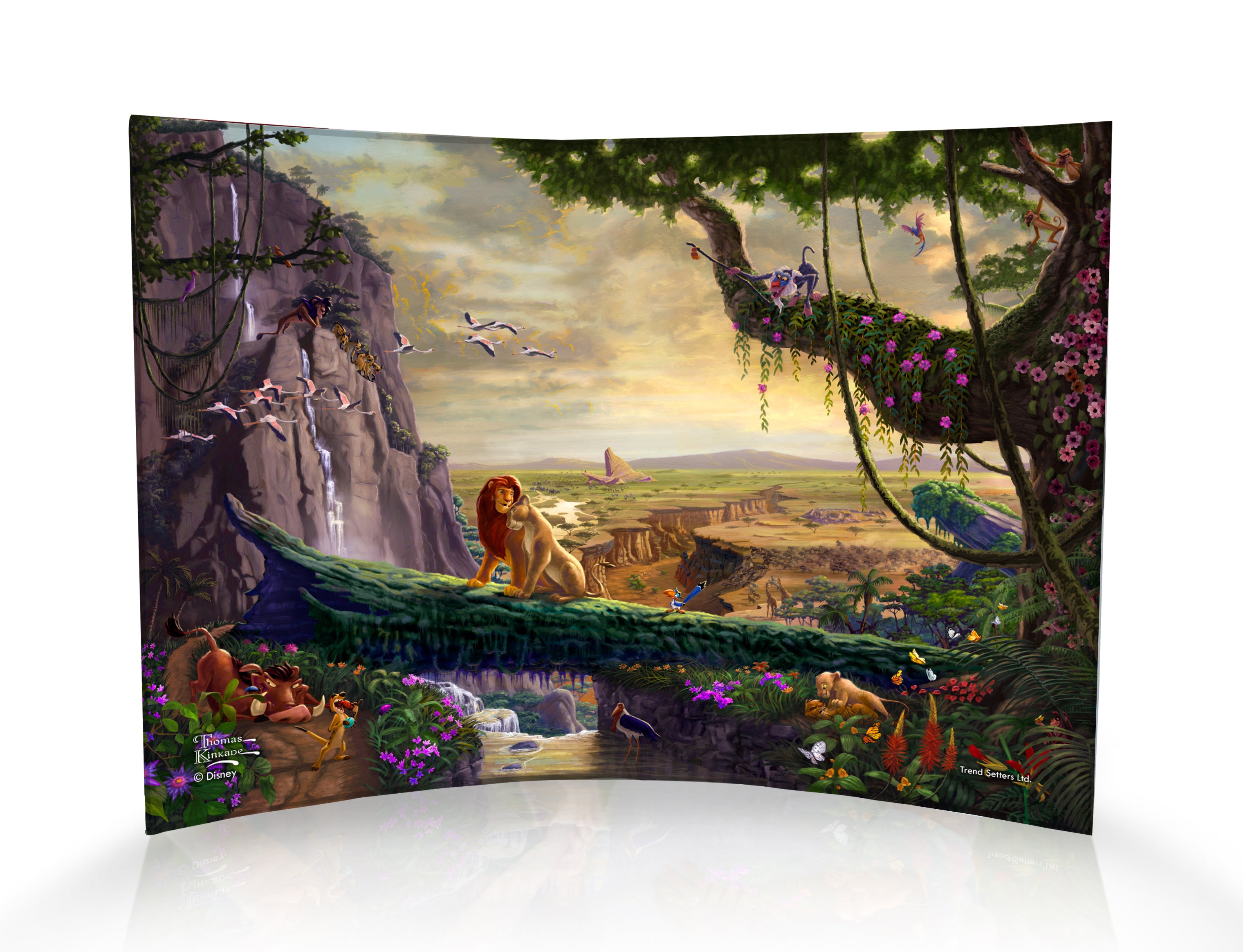 Disney (Lion King Return to Pride Rock) 10" x 7" Curved Acrylic Print ACP1007CUR479