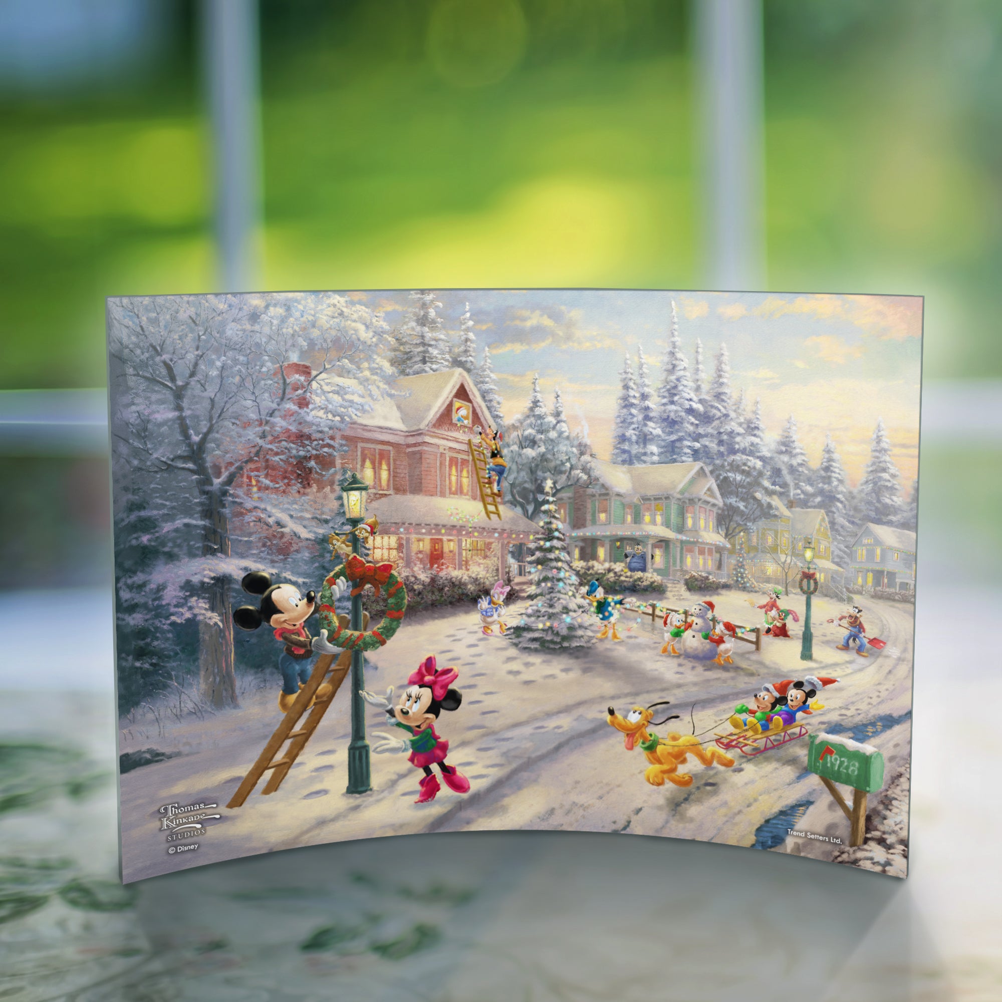 Disney (Mickeys Victorian Christmas) 10" x 7" Curved Acrylic Print ACP1007CUR498