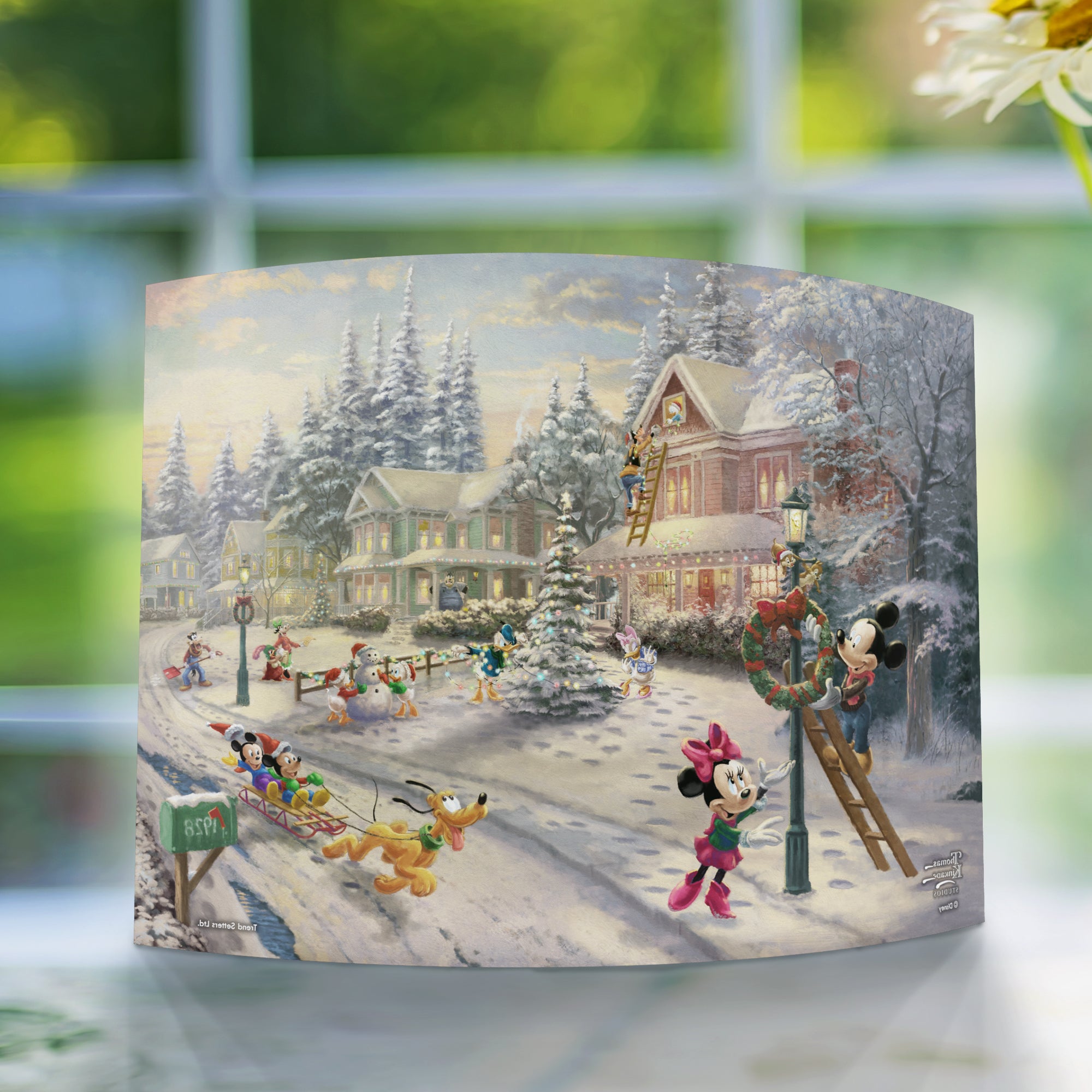 Disney (Mickeys Victorian Christmas) 10" x 7" Curved Acrylic Print ACP1007CUR498