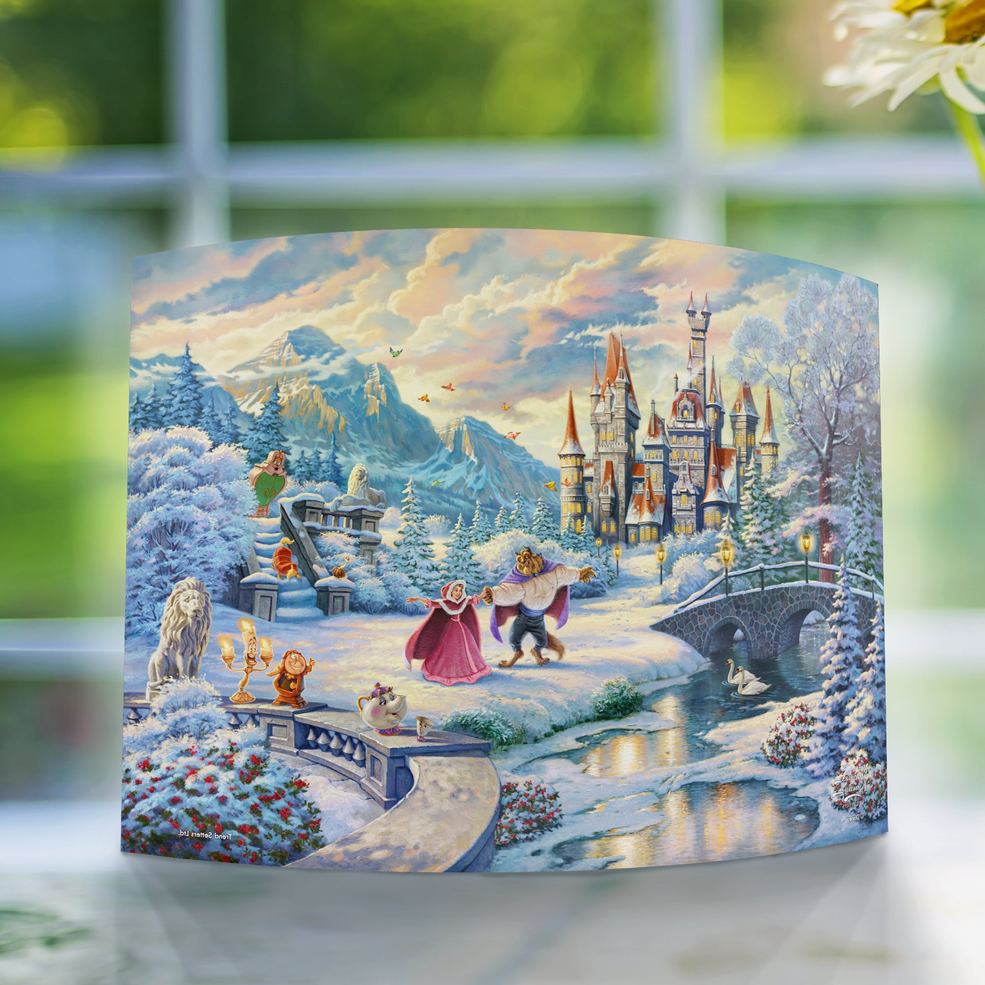 Disney (Beauty and the Beasts Winter Enchantment) 10" x 7" Curved Acrylic Print ACP1007CUR565