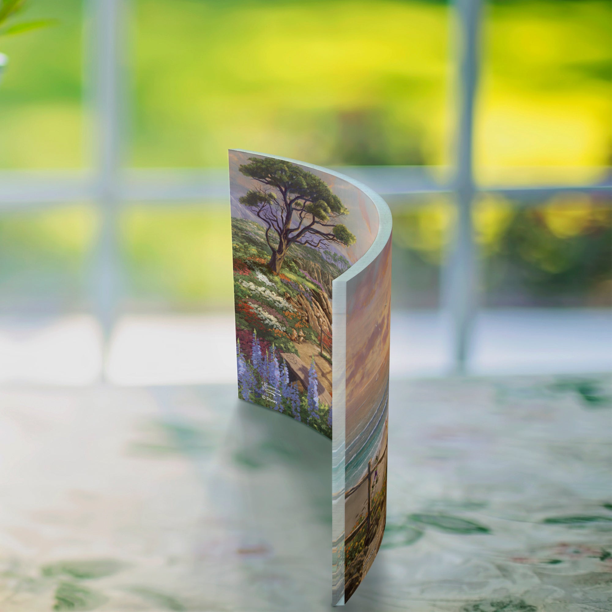 Disney (Donald and Daisy Duck - A Duck Day Afternoon) 10" x 7" Curved Acrylic Print ACP1007CUR616