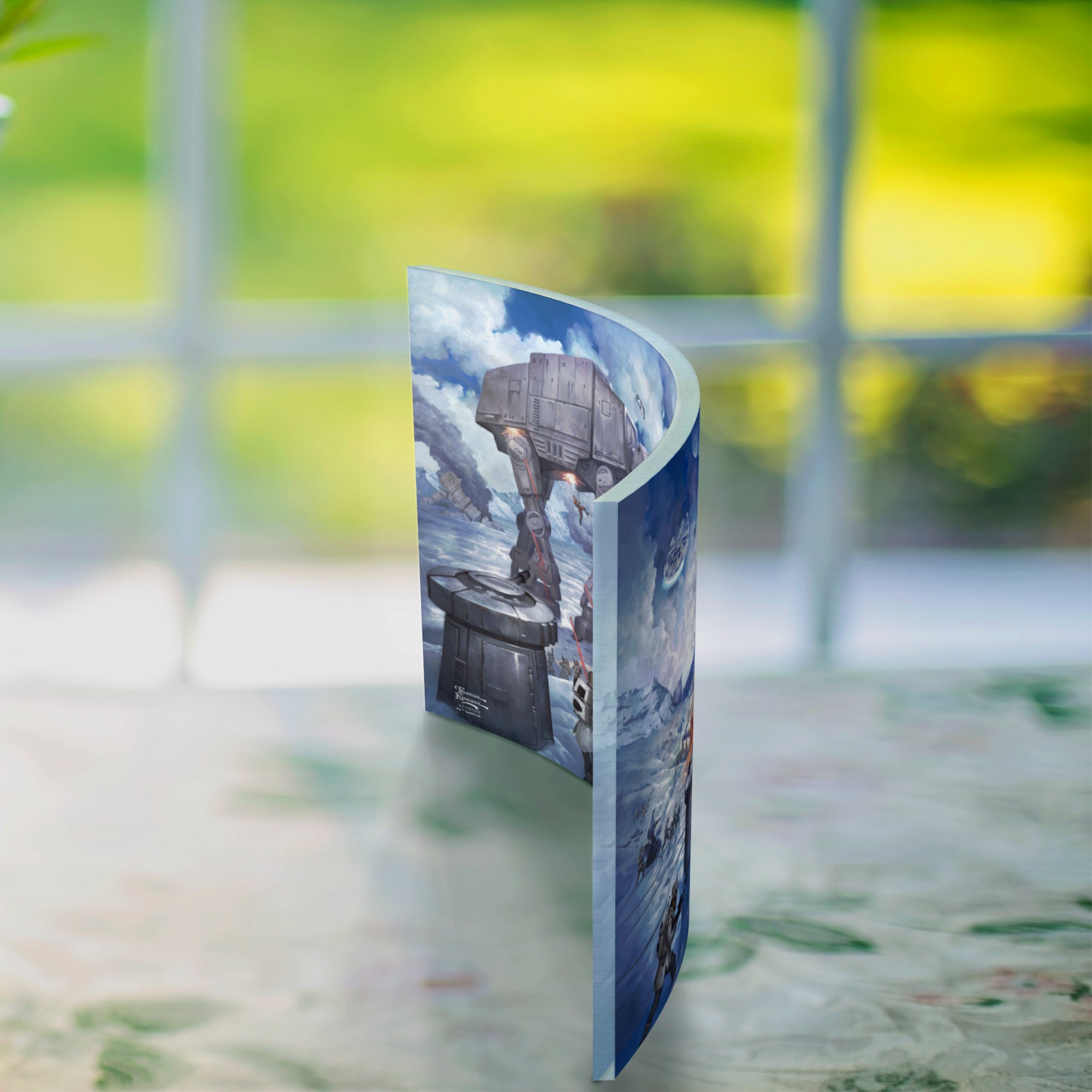 Star Wars (The Battle of Hoth) 10" x 7" Curved Acrylic Print ACP1007CUR623