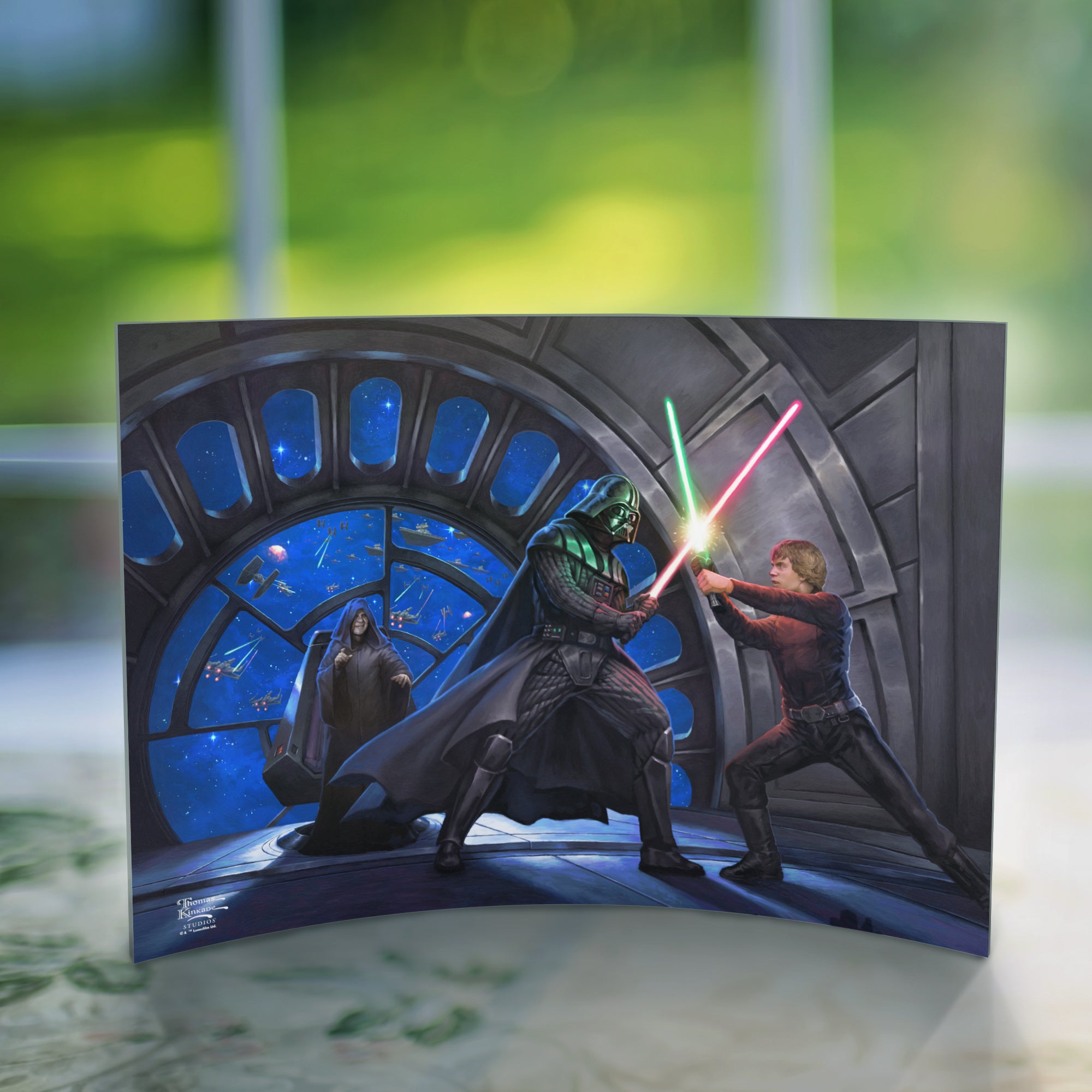 Star Wars (A Sons Destiny) 10" x 7" Curved Acrylic Print ACP1007CUR624