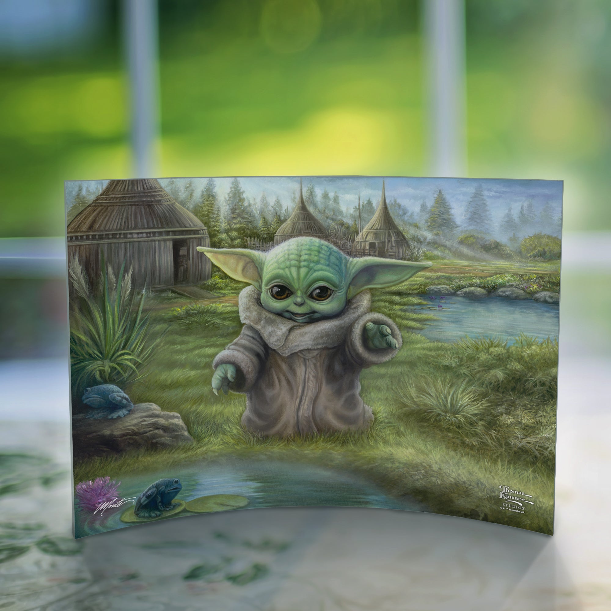 Star Wars (The Mandalorian - Childs Play) 10" x 7" Curved Acrylic Print ACP1007CUR634