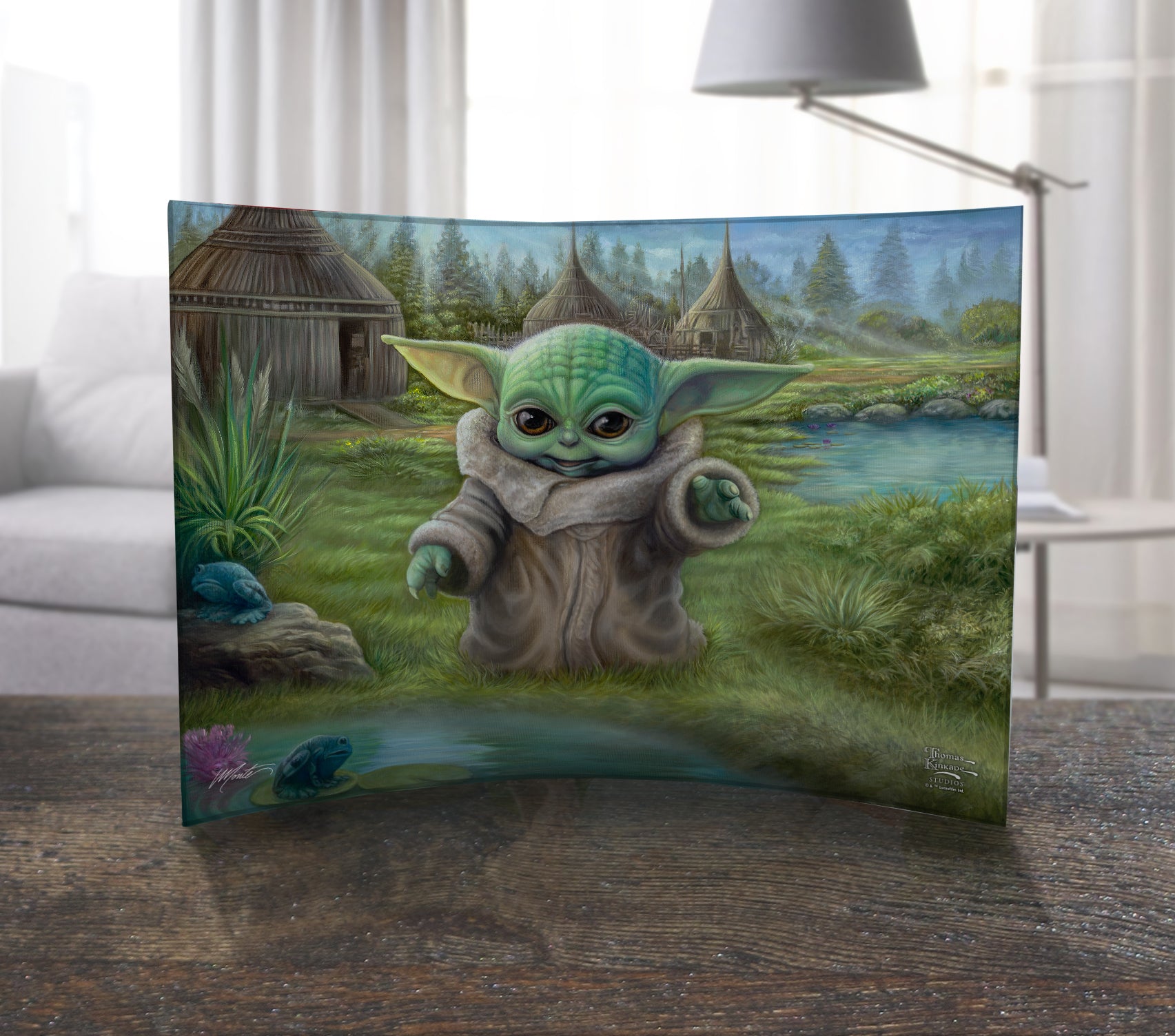 Star Wars (The Mandalorian - Childs Play) 10" x 7" Curved Acrylic Print ACP1007CUR634