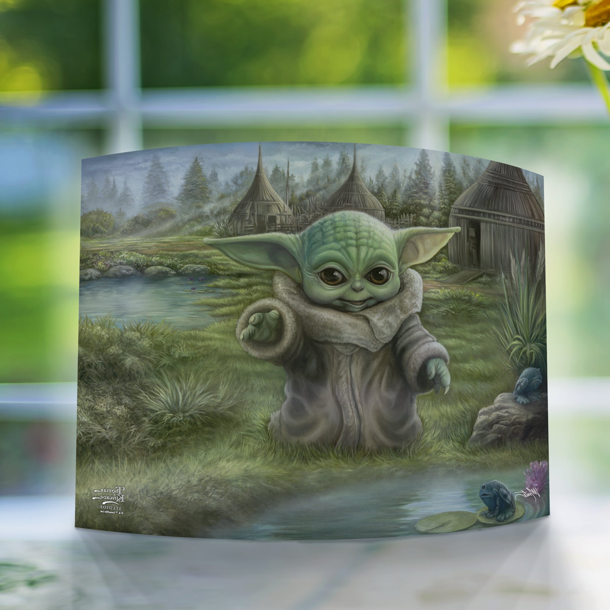 Star Wars (The Mandalorian - Childs Play) 10" x 7" Curved Acrylic Print ACP1007CUR634