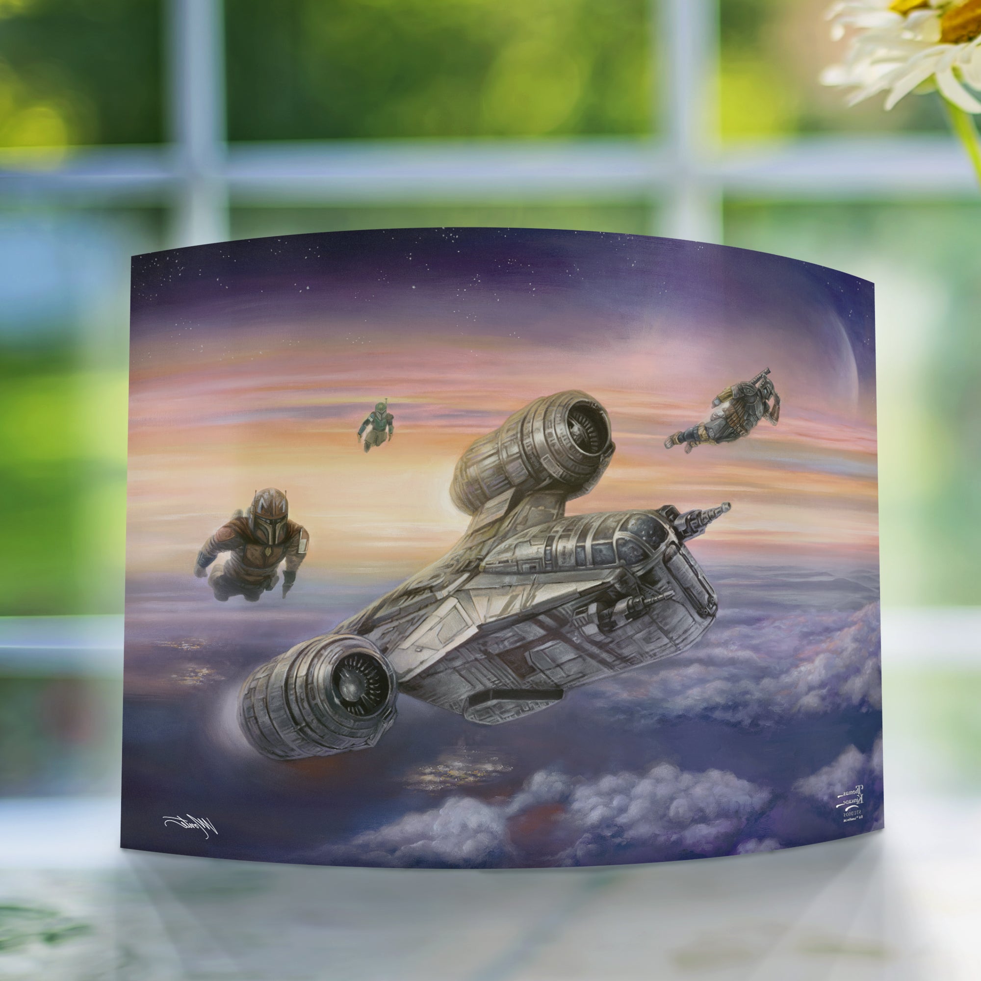 Star Wars (The Mandalorian - The Escort) 10" x 7" Curved Acrylic Print ACP1007CUR636