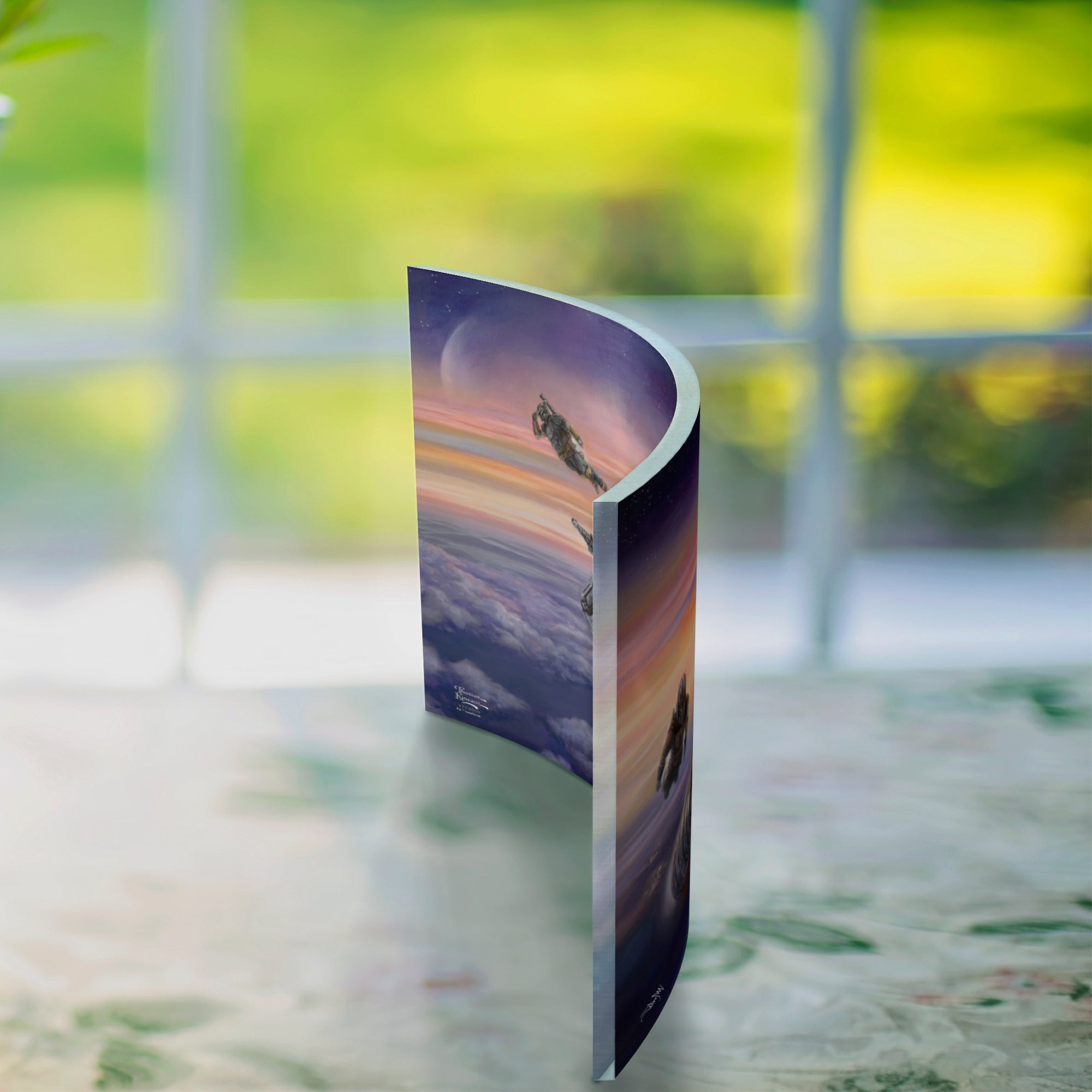 Star Wars (The Mandalorian - The Escort) 10" x 7" Curved Acrylic Print ACP1007CUR636