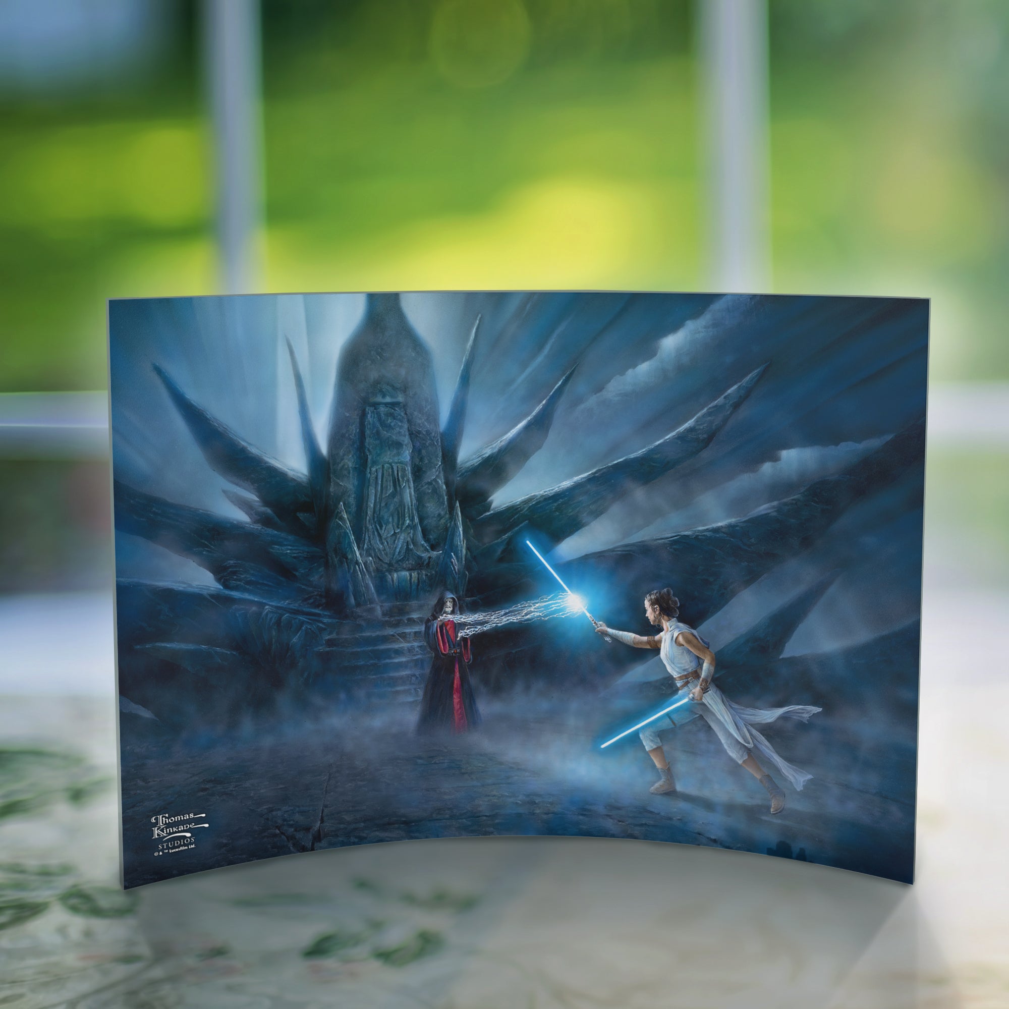 Star Wars (Reys Awakening) 10" x 7" Curved Acrylic Print ACP1007CUR637