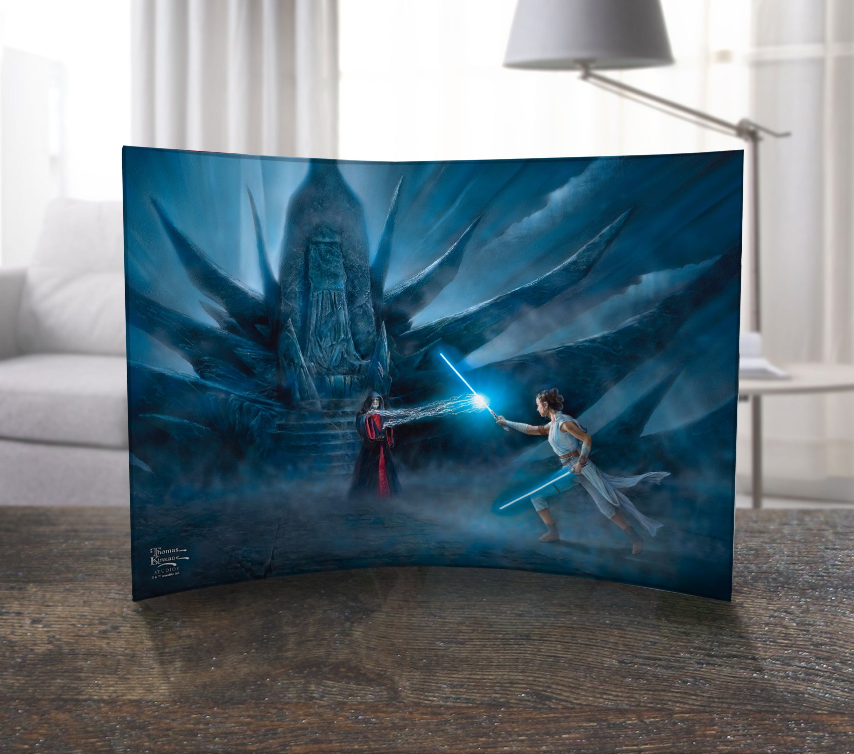 Star Wars (Reys Awakening) 10" x 7" Curved Acrylic Print ACP1007CUR637