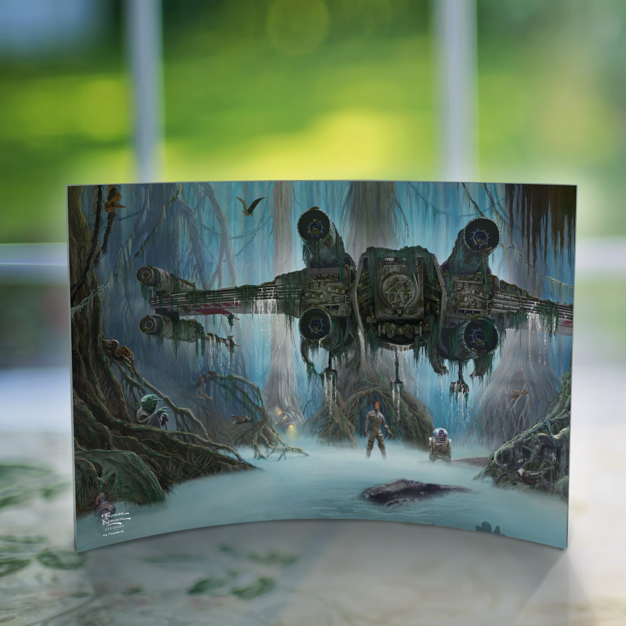 Star Wars (Do. Or do not. There is no try.) 10" x 7" Curved Acrylic Print ACP1007CUR663