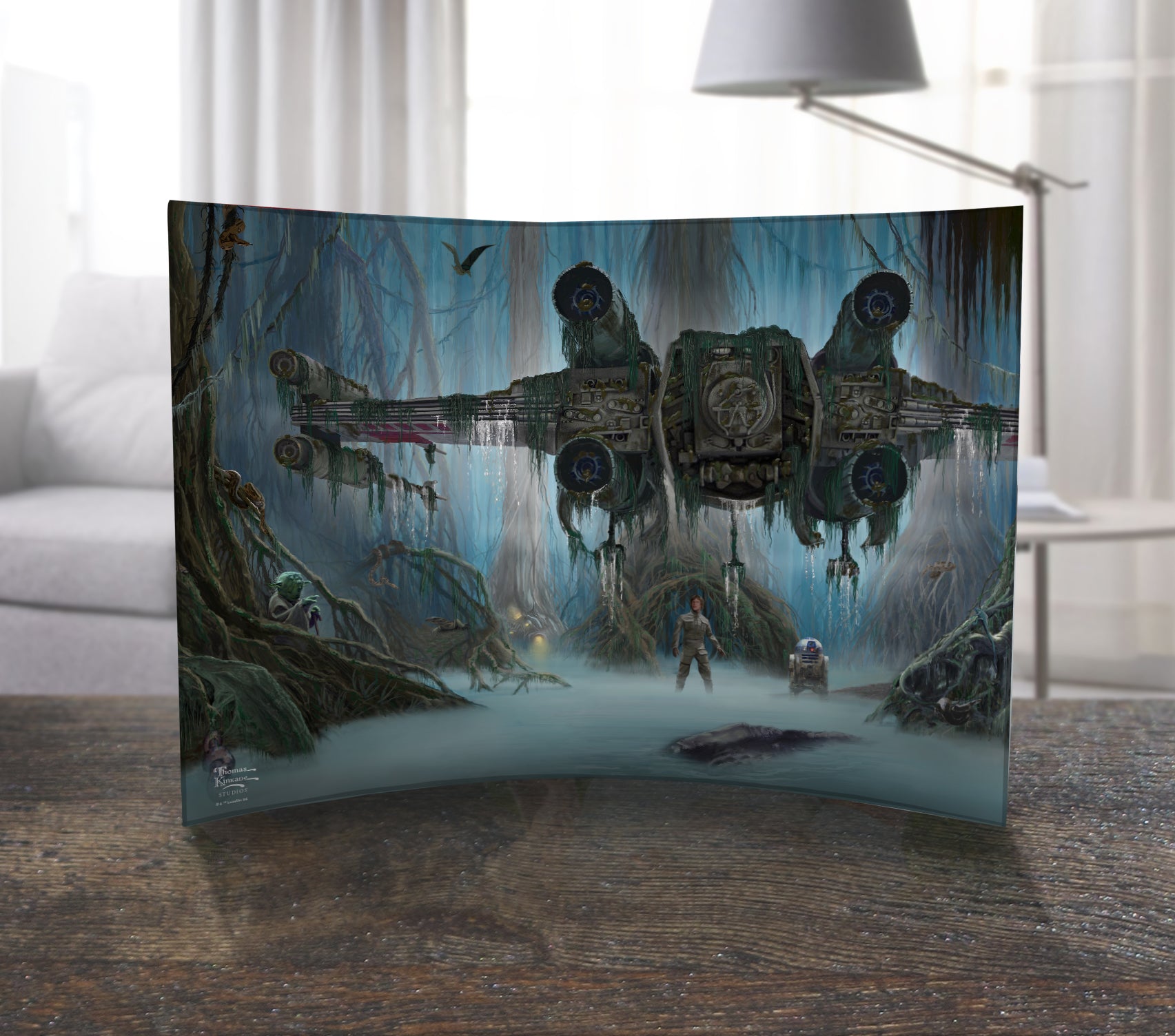 Star Wars (Do. Or do not. There is no try.) 10" x 7" Curved Acrylic Print ACP1007CUR663