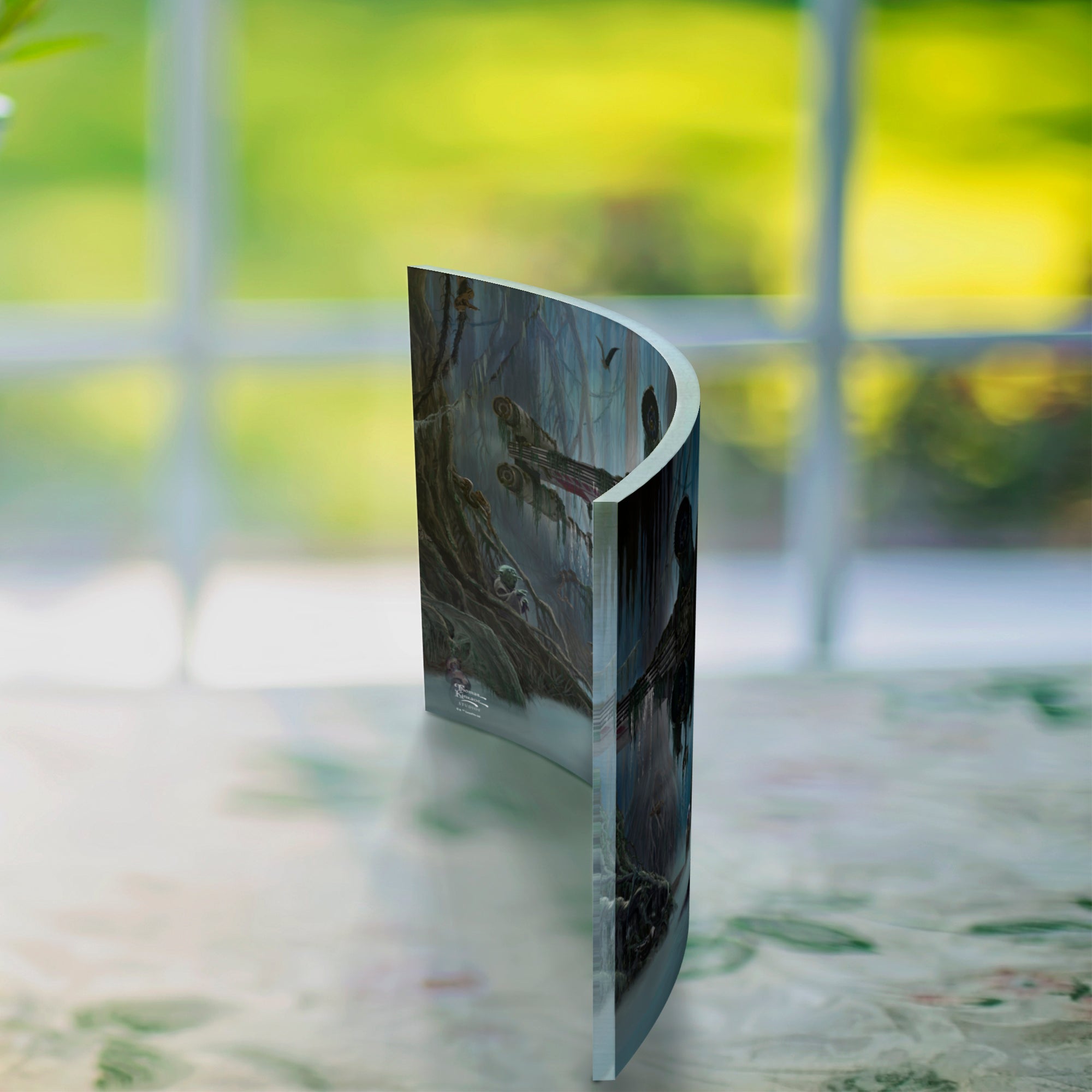 Star Wars (Do. Or do not. There is no try.) 10" x 7" Curved Acrylic Print ACP1007CUR663