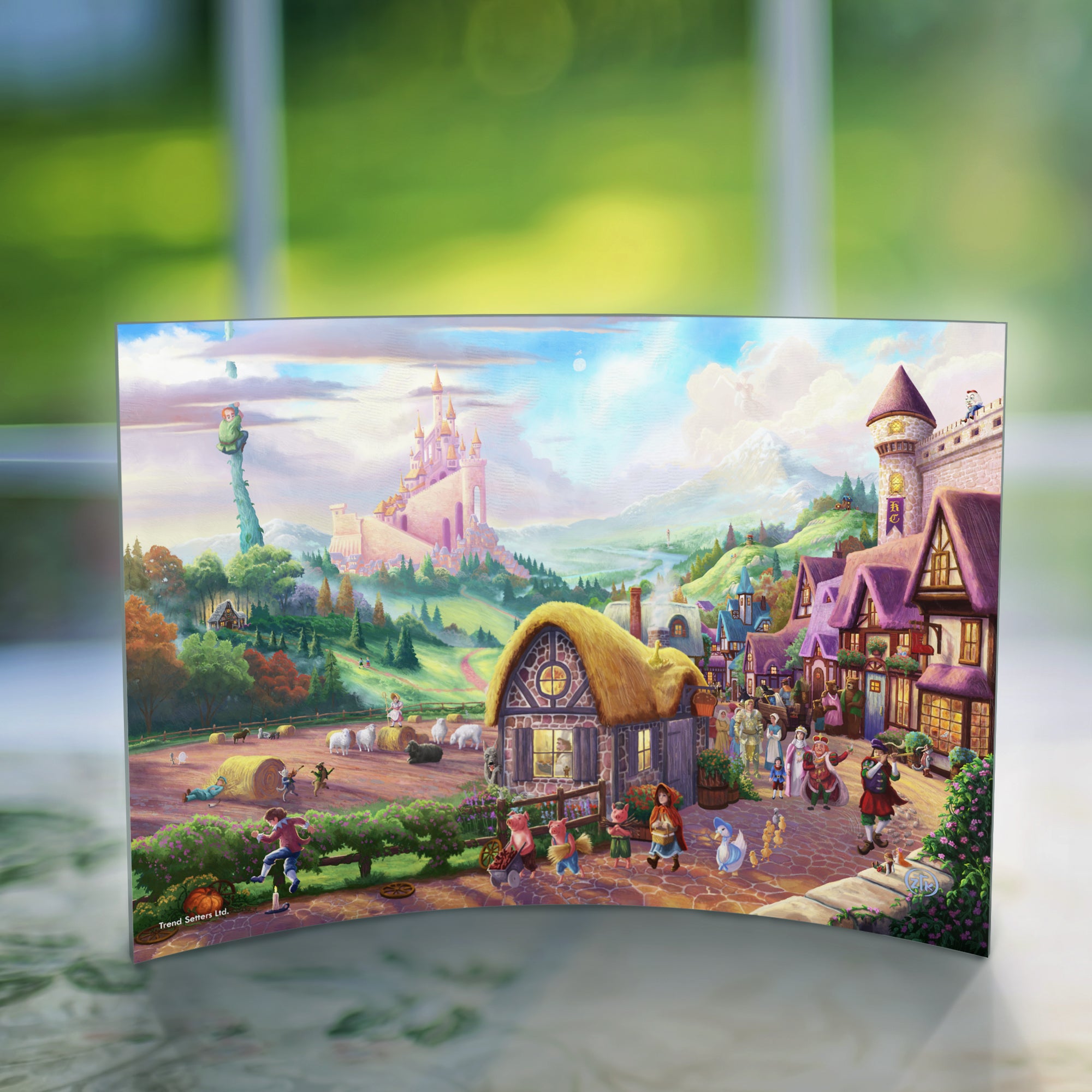 Zac Kinkade (Storybook Land) 10" x 7" Curved Acrylic Print ACP1007CUR682
