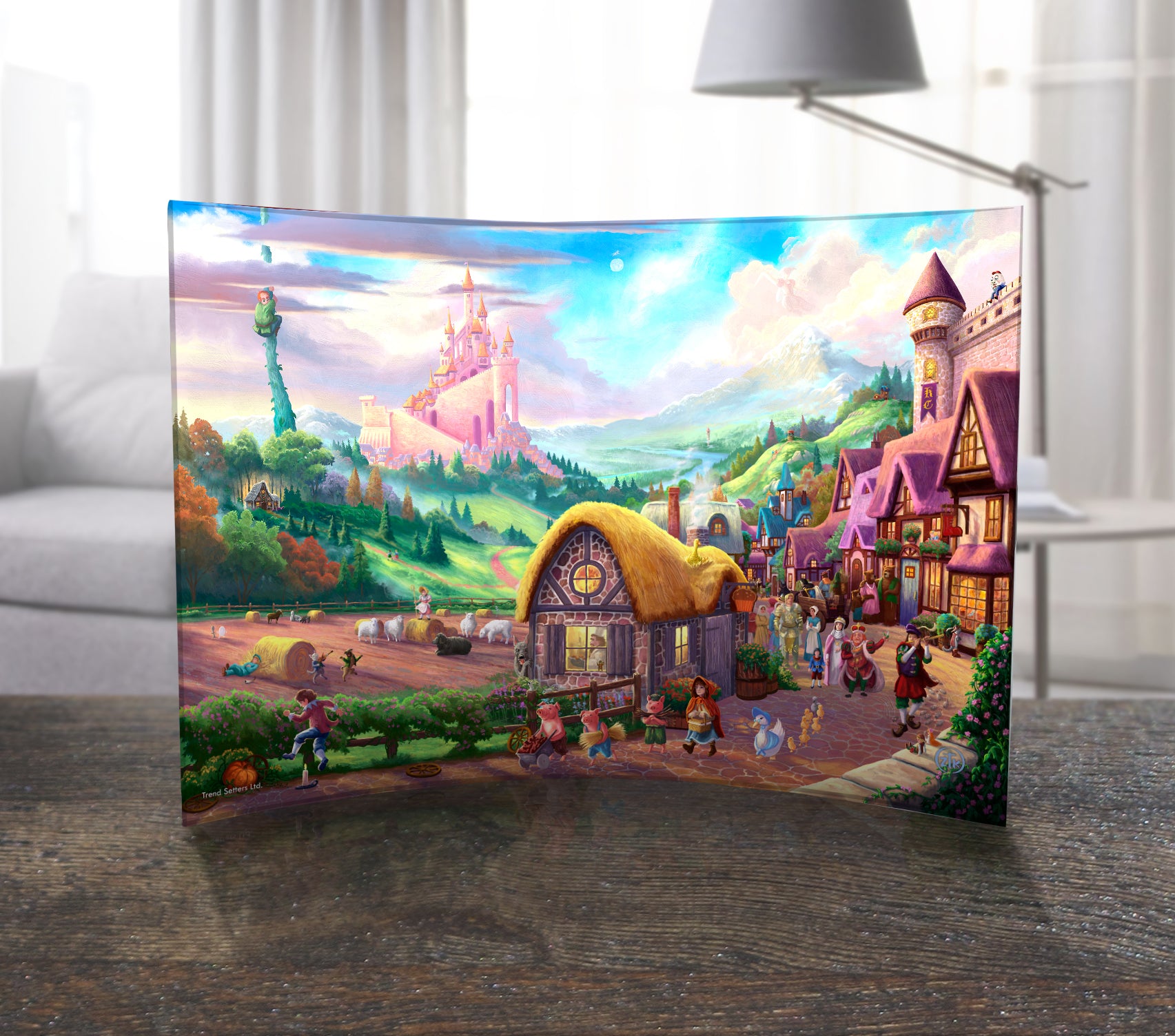 Zac Kinkade (Storybook Land) 10" x 7" Curved Acrylic Print ACP1007CUR682