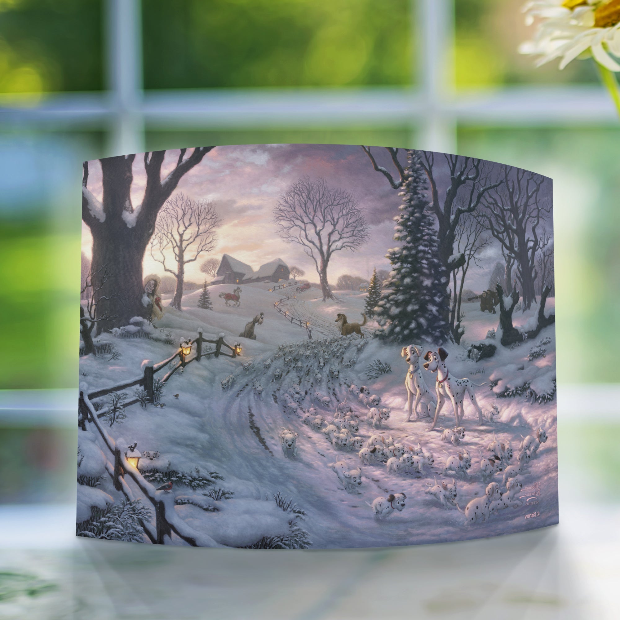 Disney (101 Dalmatians on the Run) 10" x 7" Curved Acrylic Print ACP1007CUR690