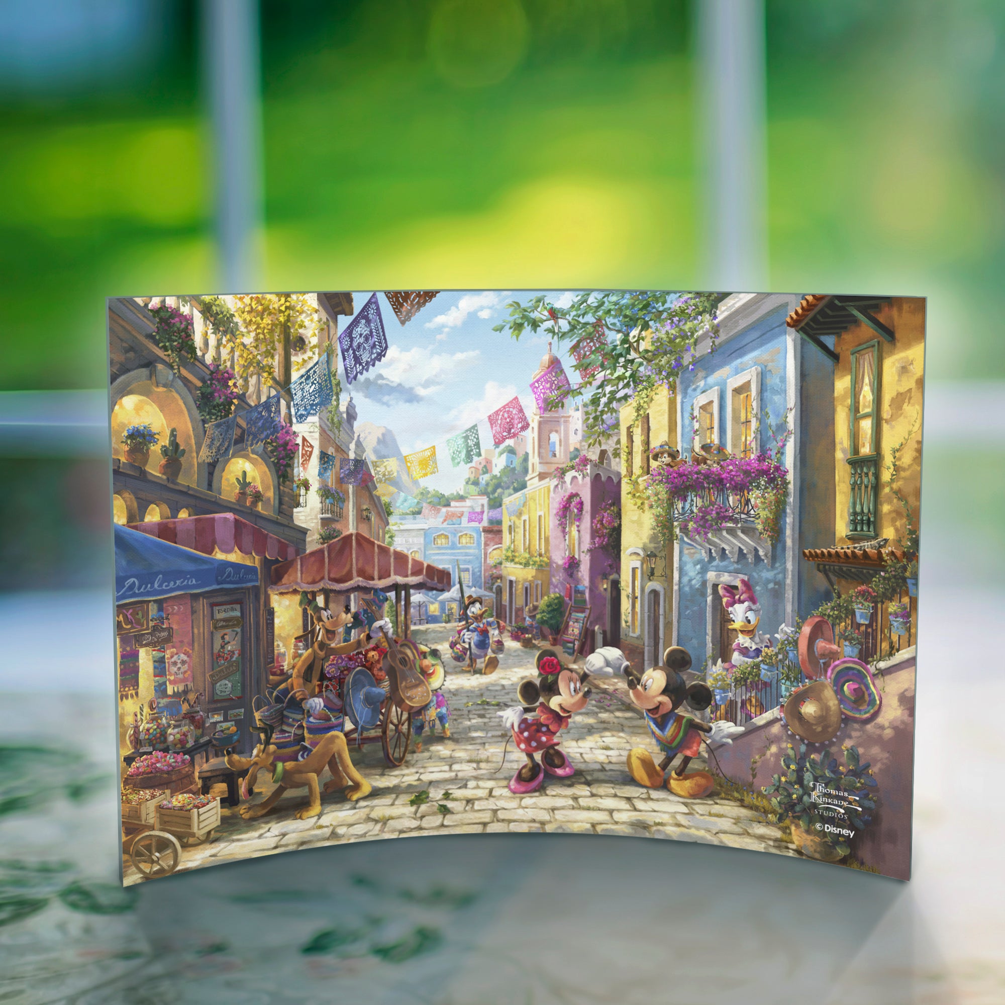 Disney (Mickey and Minnie in Mexico) 10 x 7 Curved Acrylic Print ACP1007CUR691