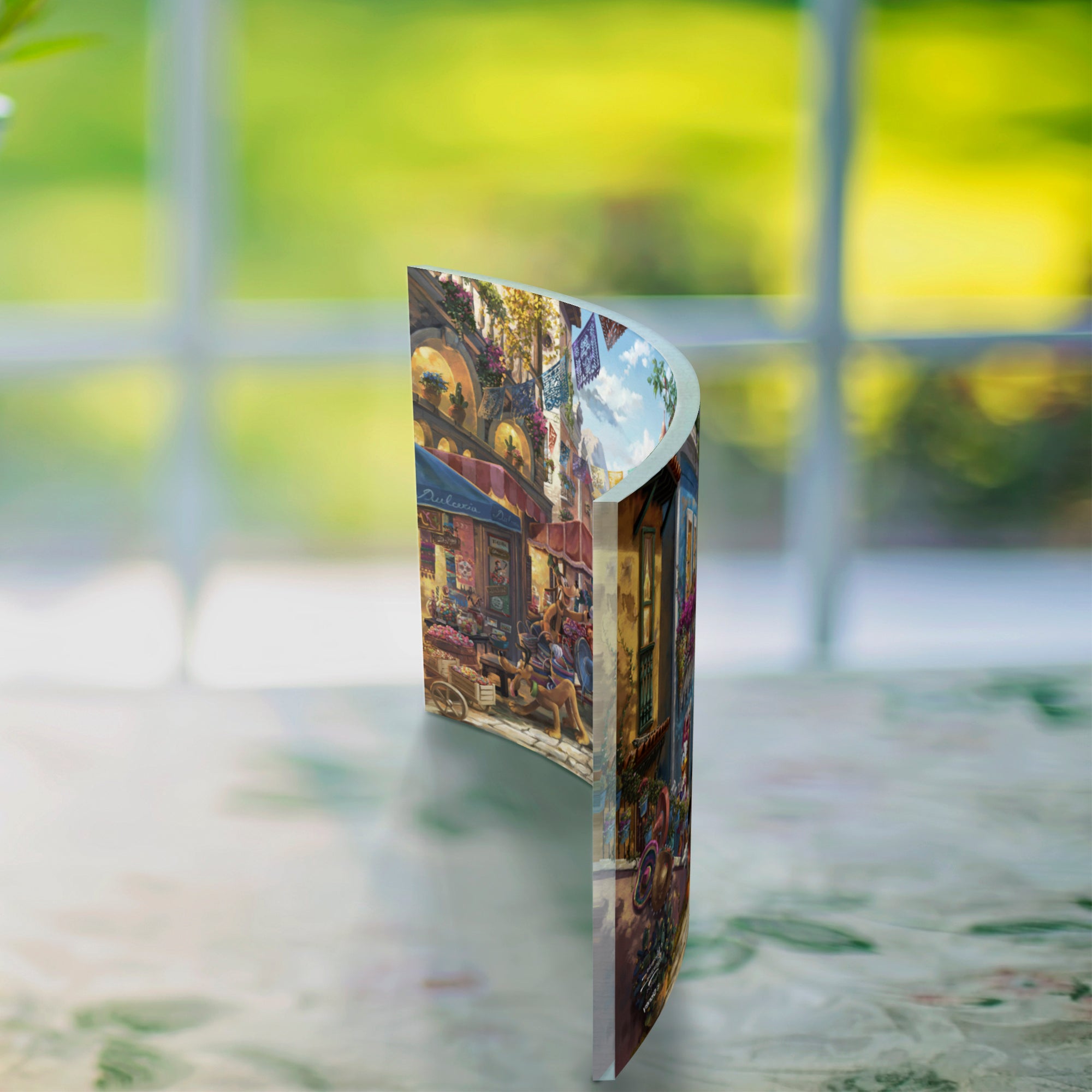 Disney (Mickey and Minnie in Mexico) 10 x 7 Curved Acrylic Print ACP1007CUR691