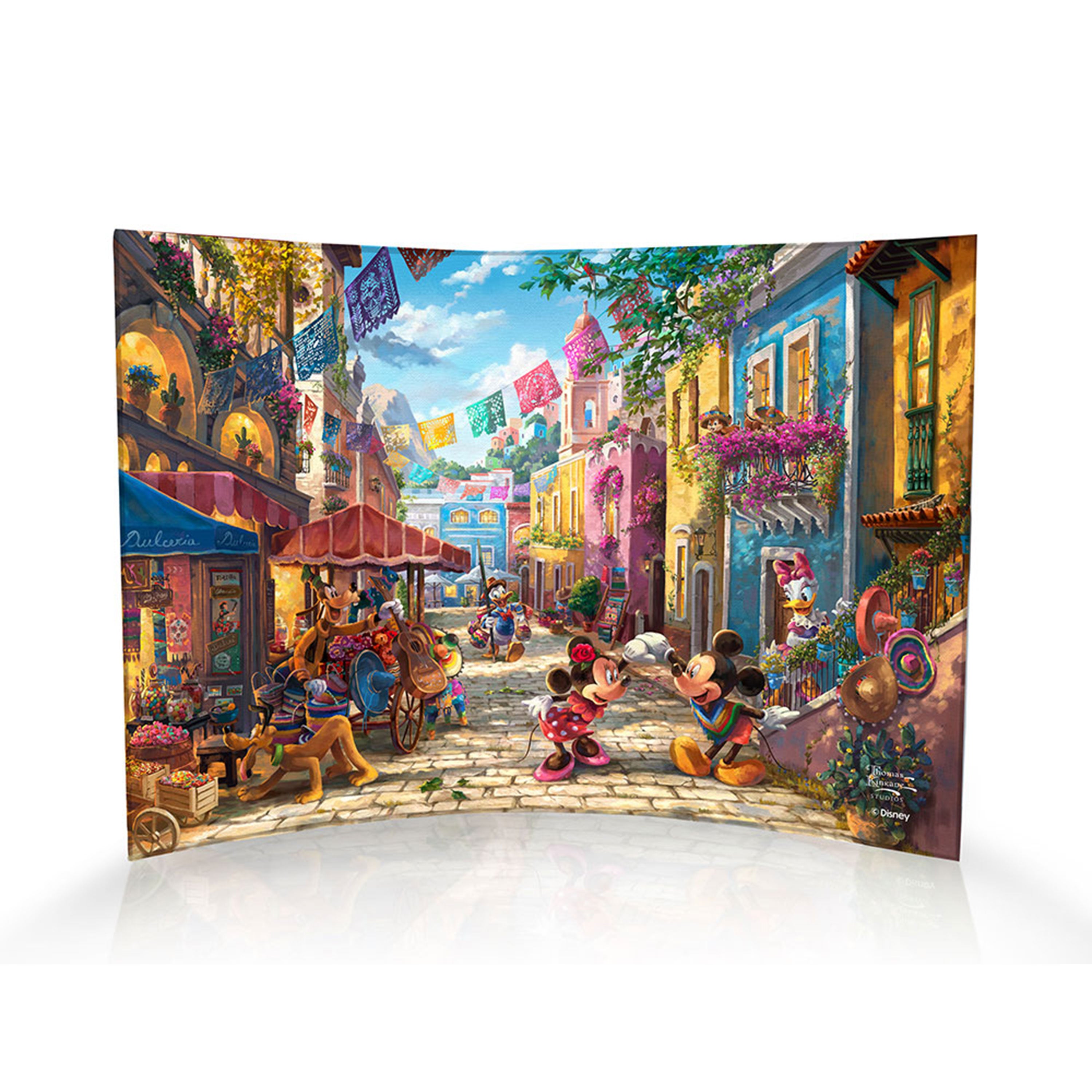 Disney (Mickey and Minnie in Mexico) 10 x 7 Curved Acrylic Print ACP1007CUR691