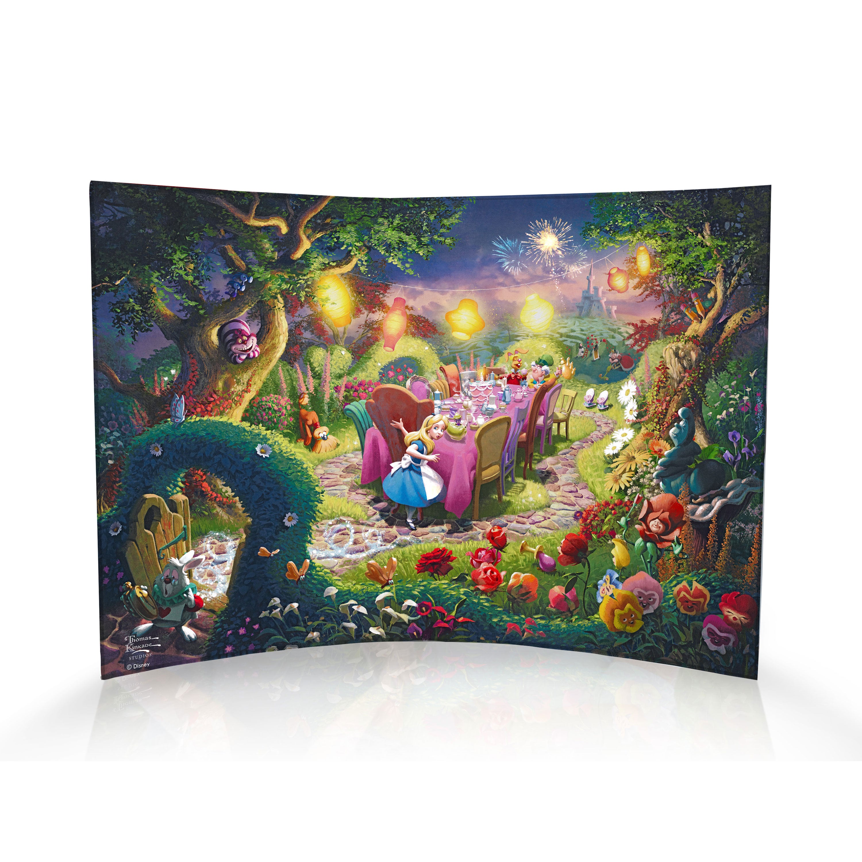 Disney (Mad Hatters Tea Party) 10" x 7" Curved Acrylic Print ACP1007CUR729