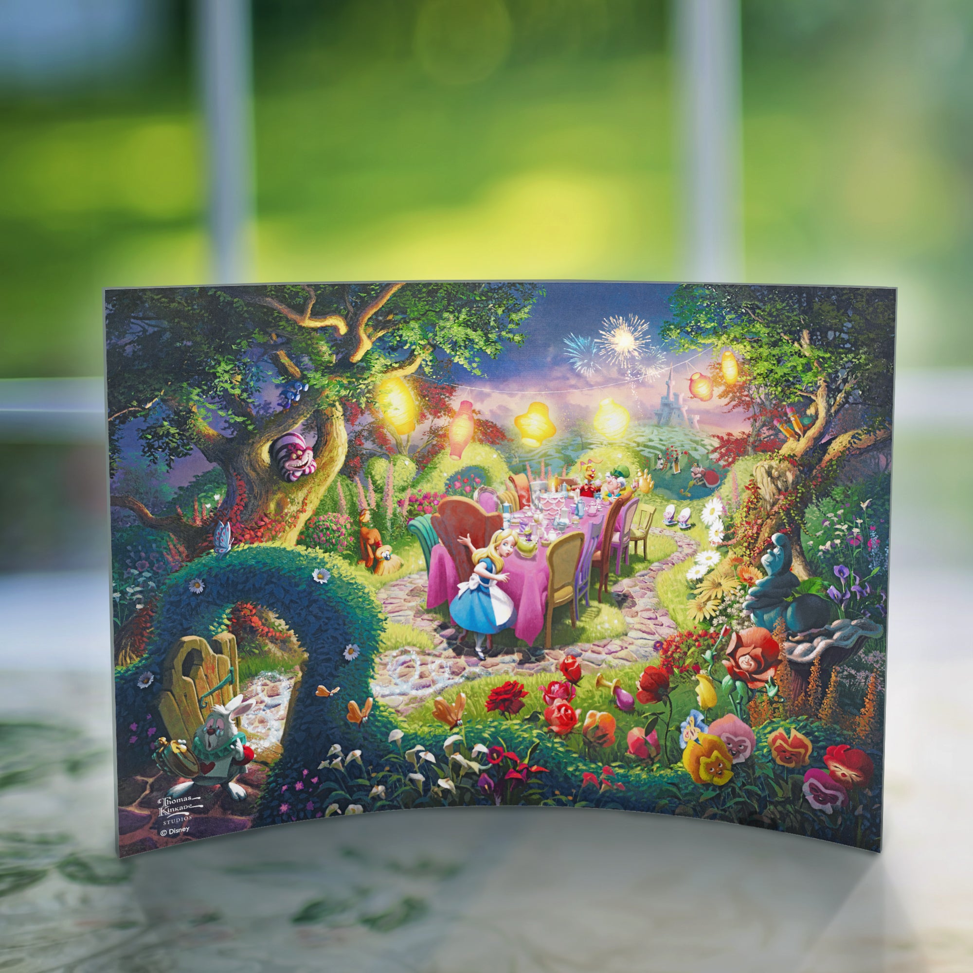 Disney (Mad Hatters Tea Party) 10" x 7" Curved Acrylic Print ACP1007CUR729