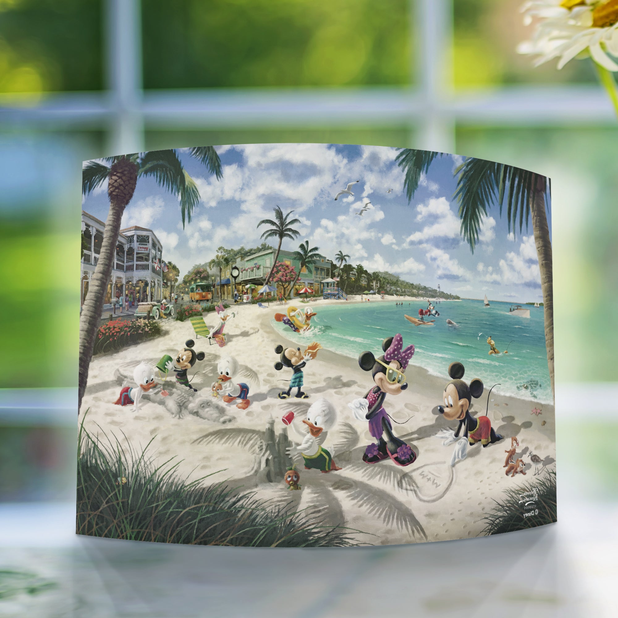 Disney (Mickey and Minnie in Florida) 10" x 7" Curved Acrylic Print ACP1007CUR731