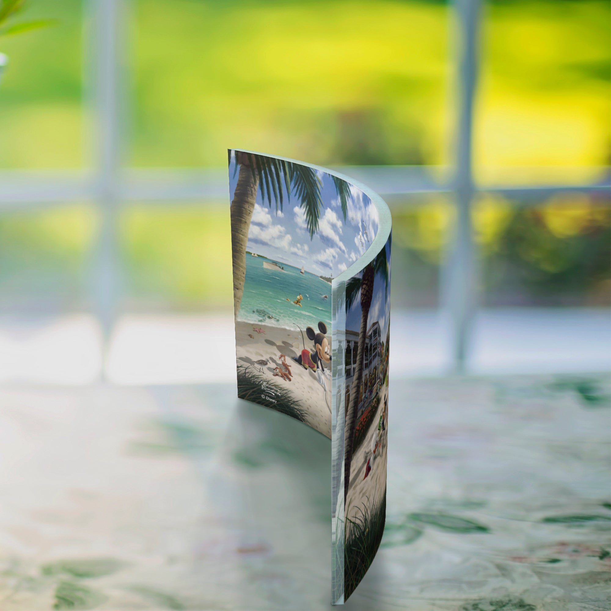 Disney (Mickey and Minnie in Florida) 10" x 7" Curved Acrylic Print ACP1007CUR731