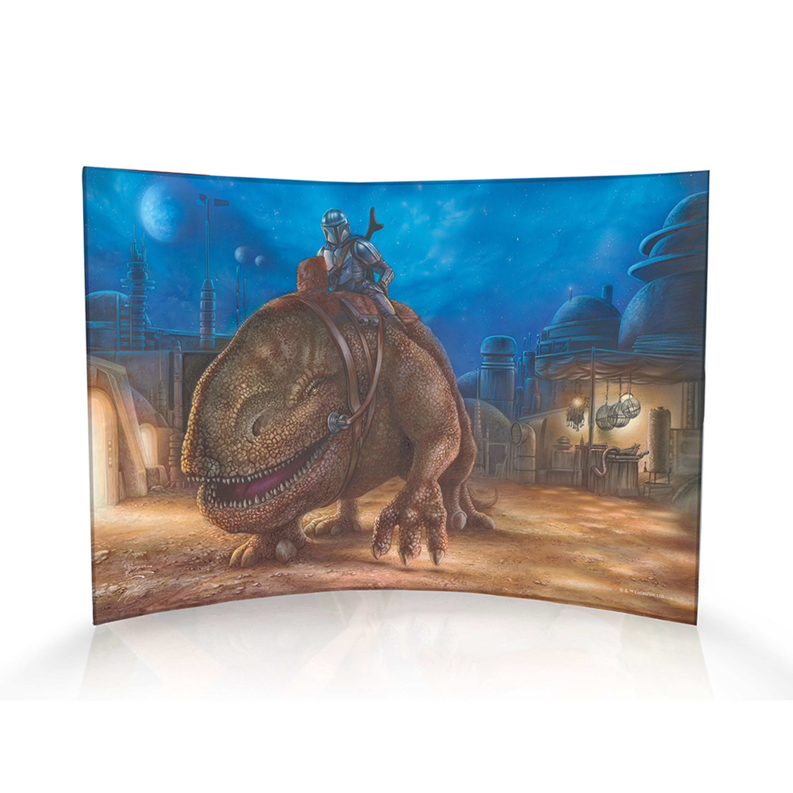 Star Wars (The Mandalorian - The Reckoning) 10" x 7" Curved Acrylic Print ACP1007CUR737