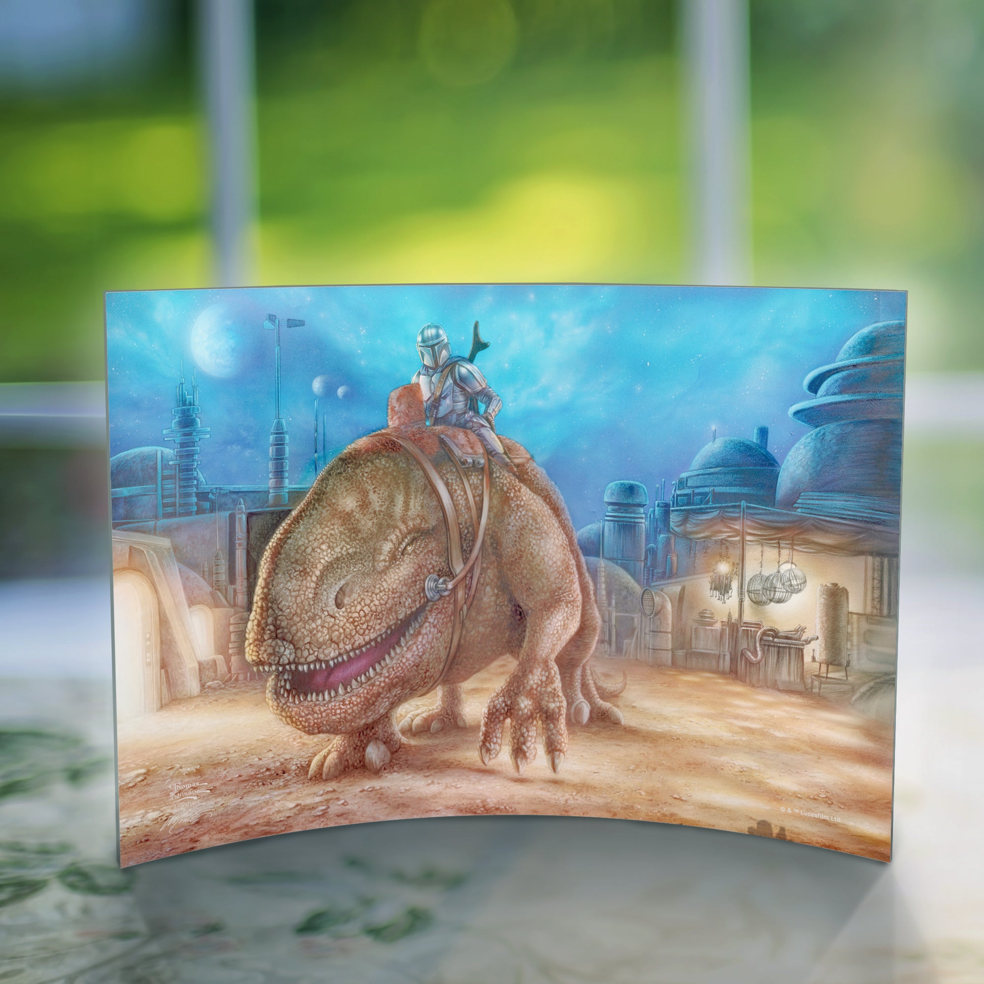 Star Wars (The Mandalorian - The Reckoning) 10" x 7" Curved Acrylic Print ACP1007CUR737