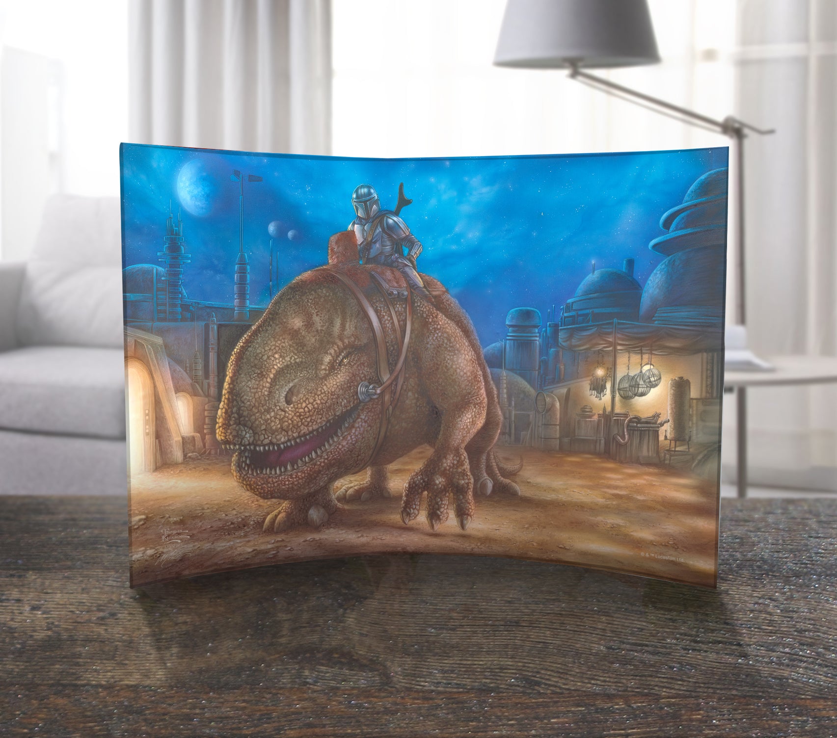 Star Wars (The Mandalorian - The Reckoning) 10" x 7" Curved Acrylic Print ACP1007CUR737