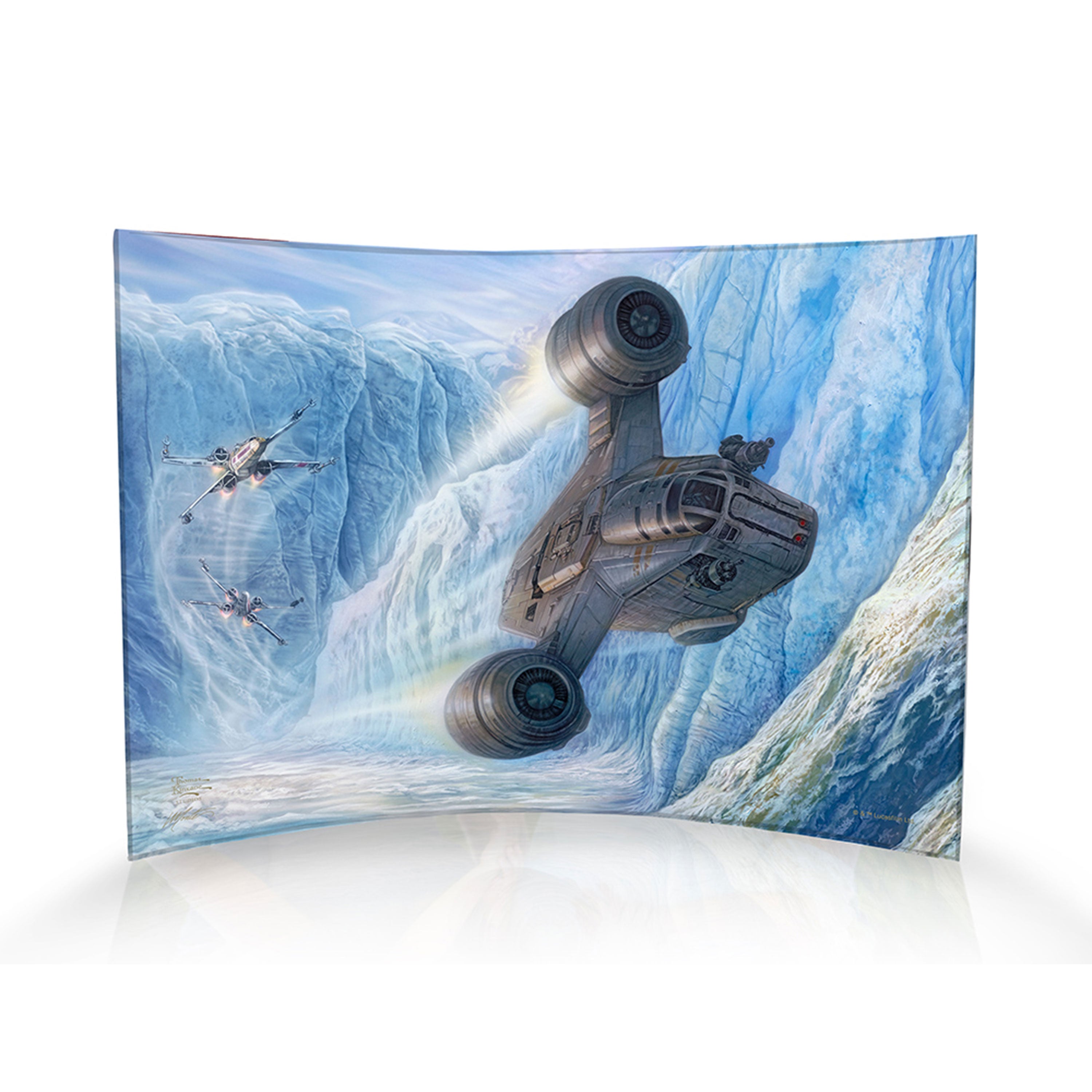 Star Wars (The Mandalorian - Cold Pursuit) 10" x 7" Curved Acrylic Print ACP1007CUR738