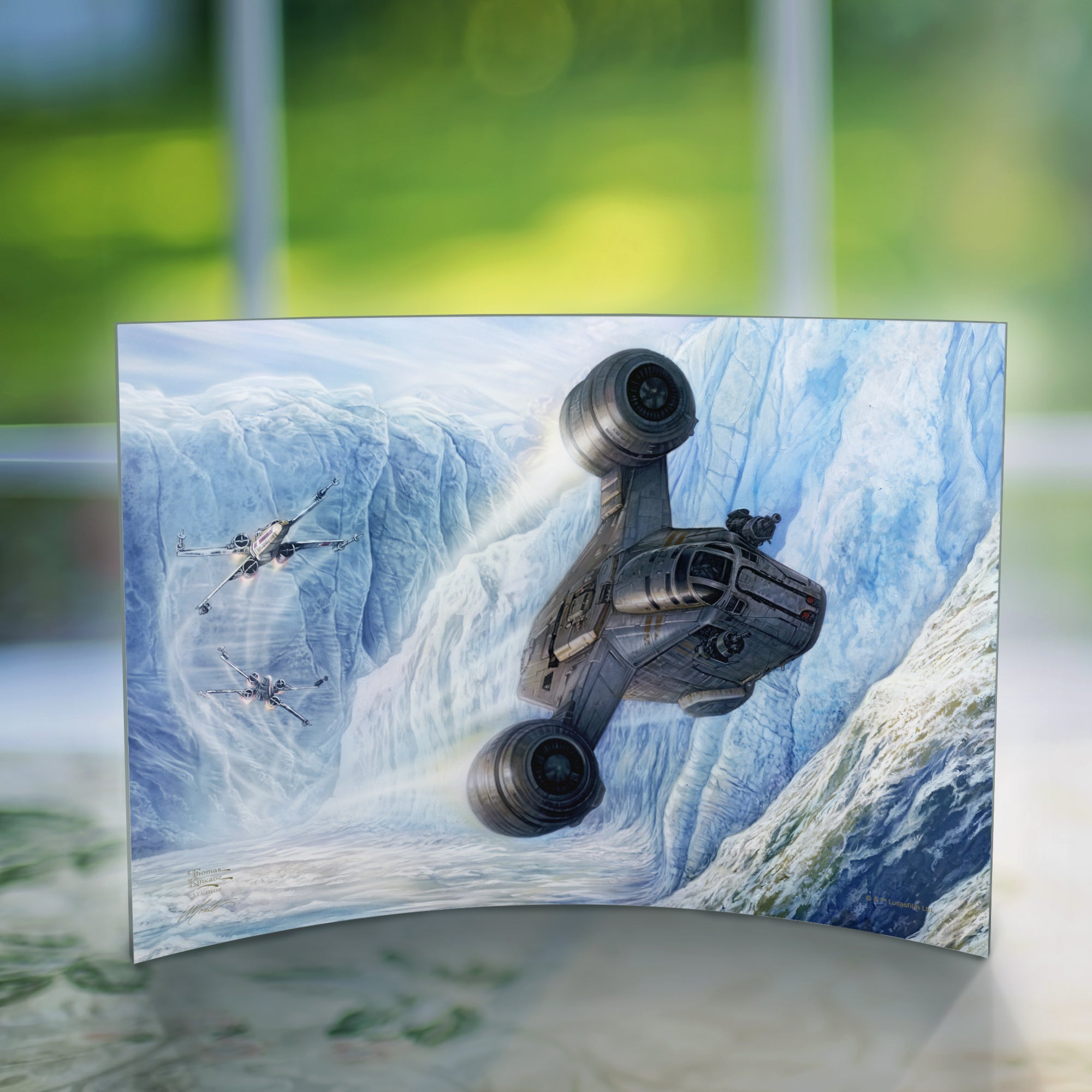 Star Wars (The Mandalorian - Cold Pursuit) 10" x 7" Curved Acrylic Print ACP1007CUR738