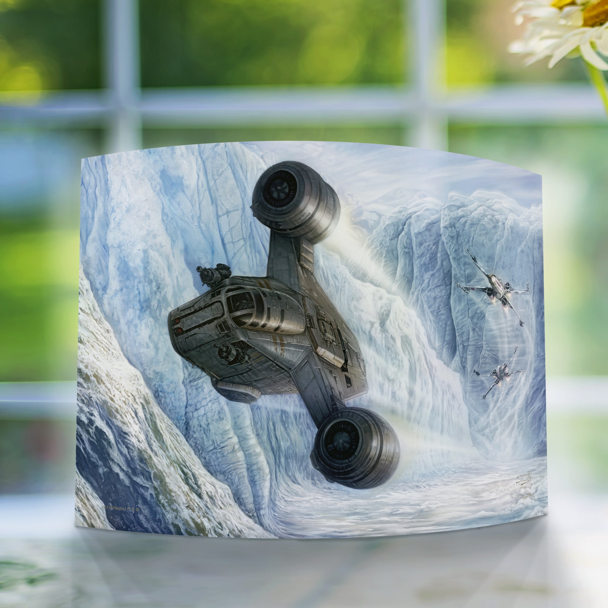 Star Wars (The Mandalorian - Cold Pursuit) 10" x 7" Curved Acrylic Print ACP1007CUR738