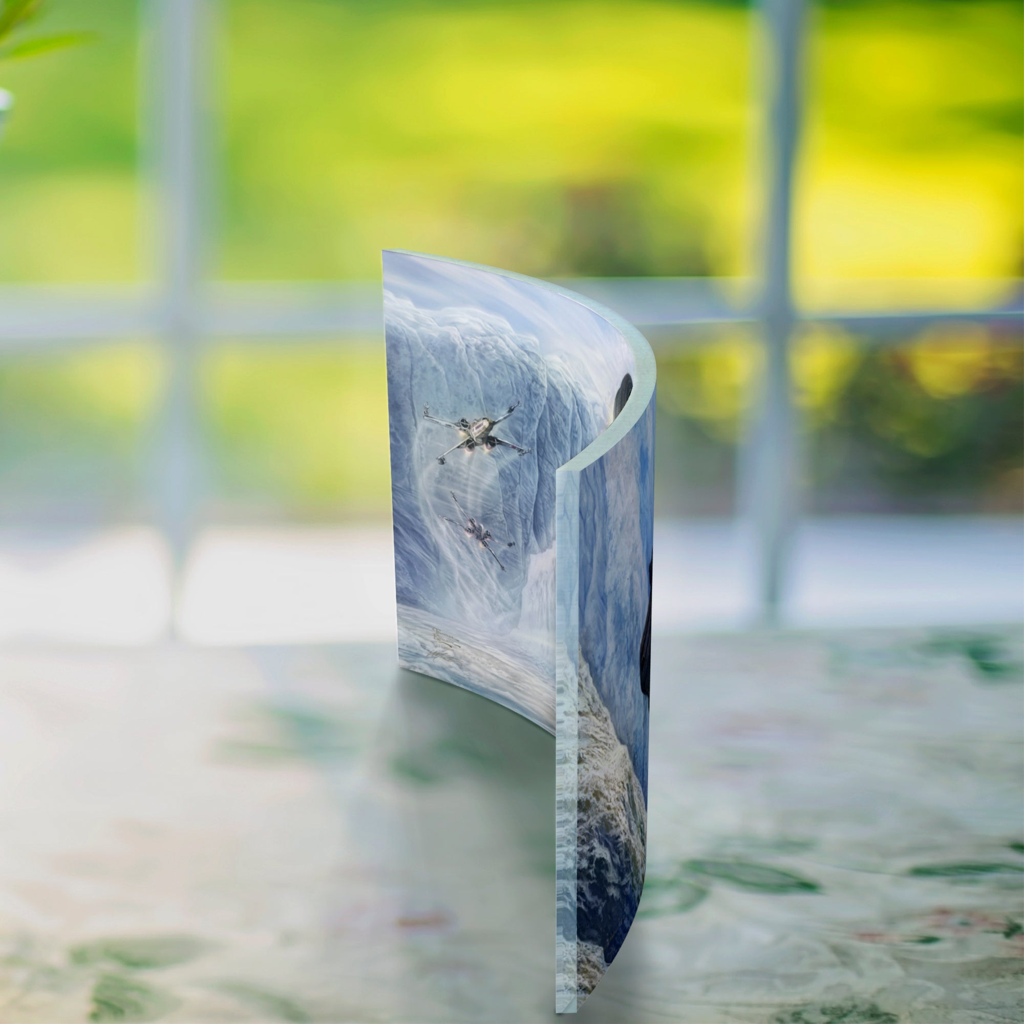 Star Wars (The Mandalorian - Cold Pursuit) 10" x 7" Curved Acrylic Print ACP1007CUR738