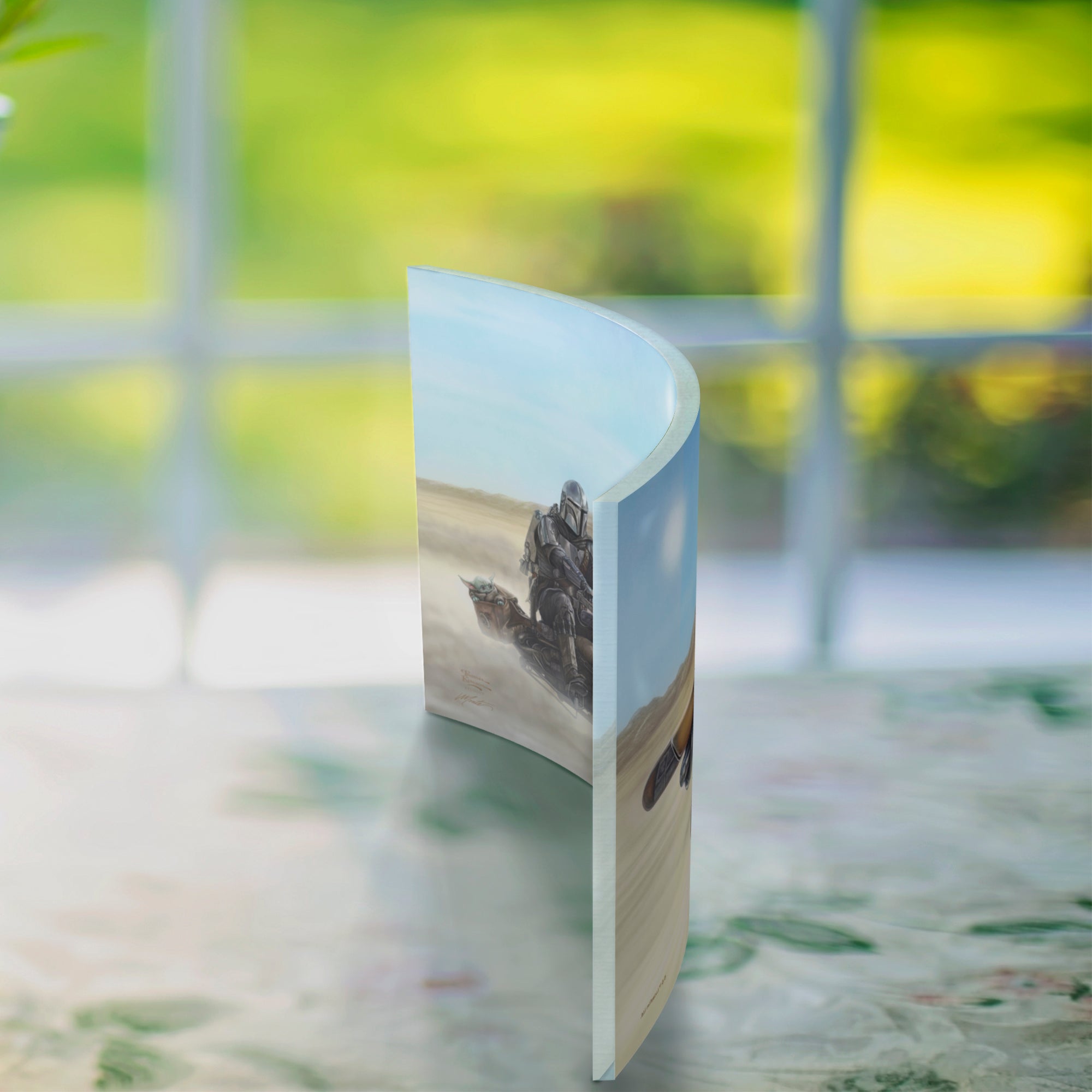 Star Wars (The Mandalorian - The Marshal) 10" x 7" Curved Acrylic Print ACP1007CUR741