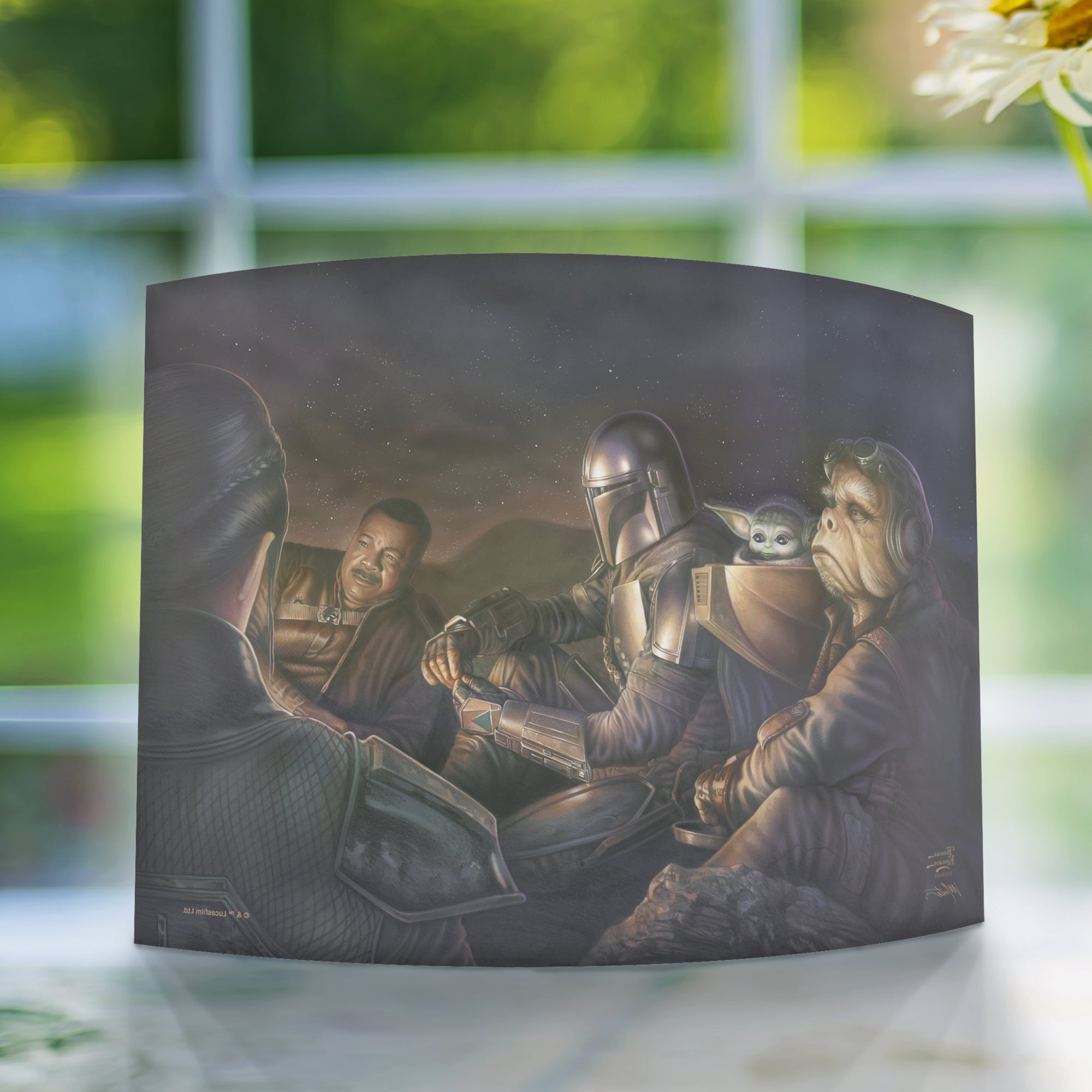 Star Wars (The Mandalorian - Uneasy Alliance) 10" x 7" Curved Acrylic Print ACP1007CUR742