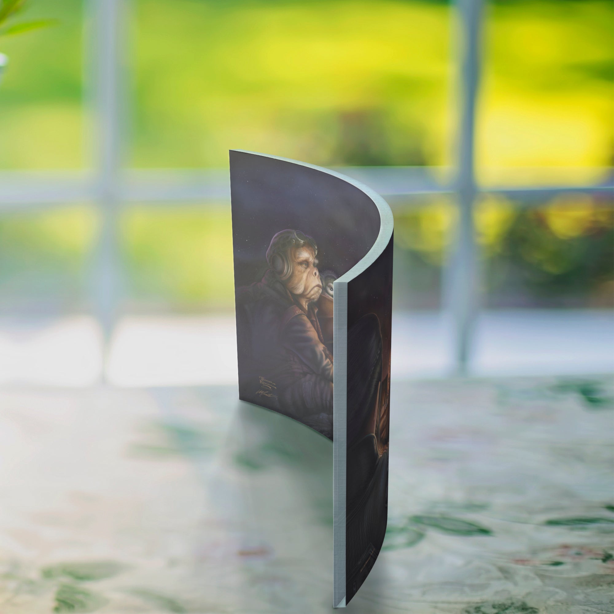 Star Wars (The Mandalorian - Uneasy Alliance) 10" x 7" Curved Acrylic Print ACP1007CUR742