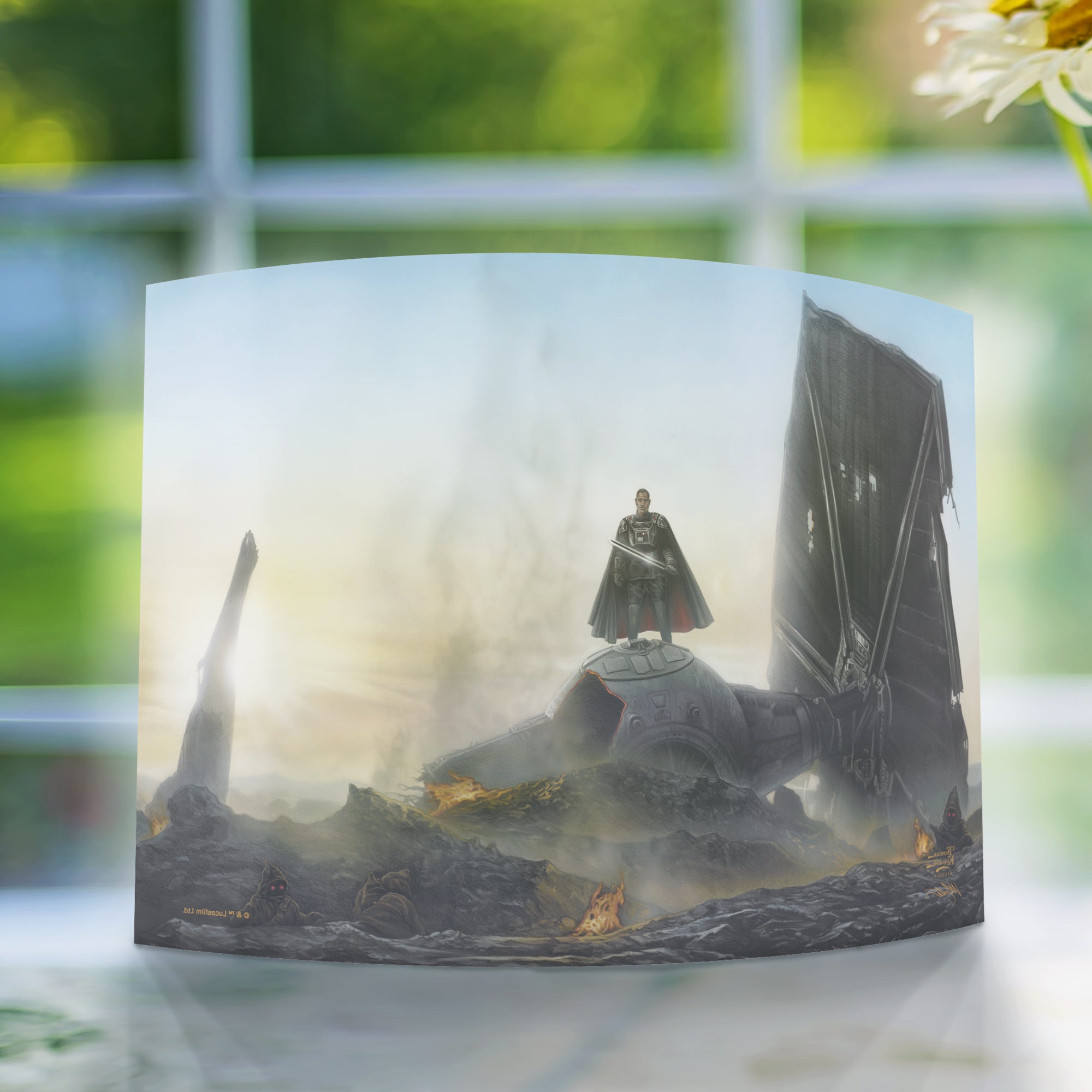 Star Wars (The Mandalorian - Undeterred) 10" x 7" Curved Acrylic Print ACP1007CUR743