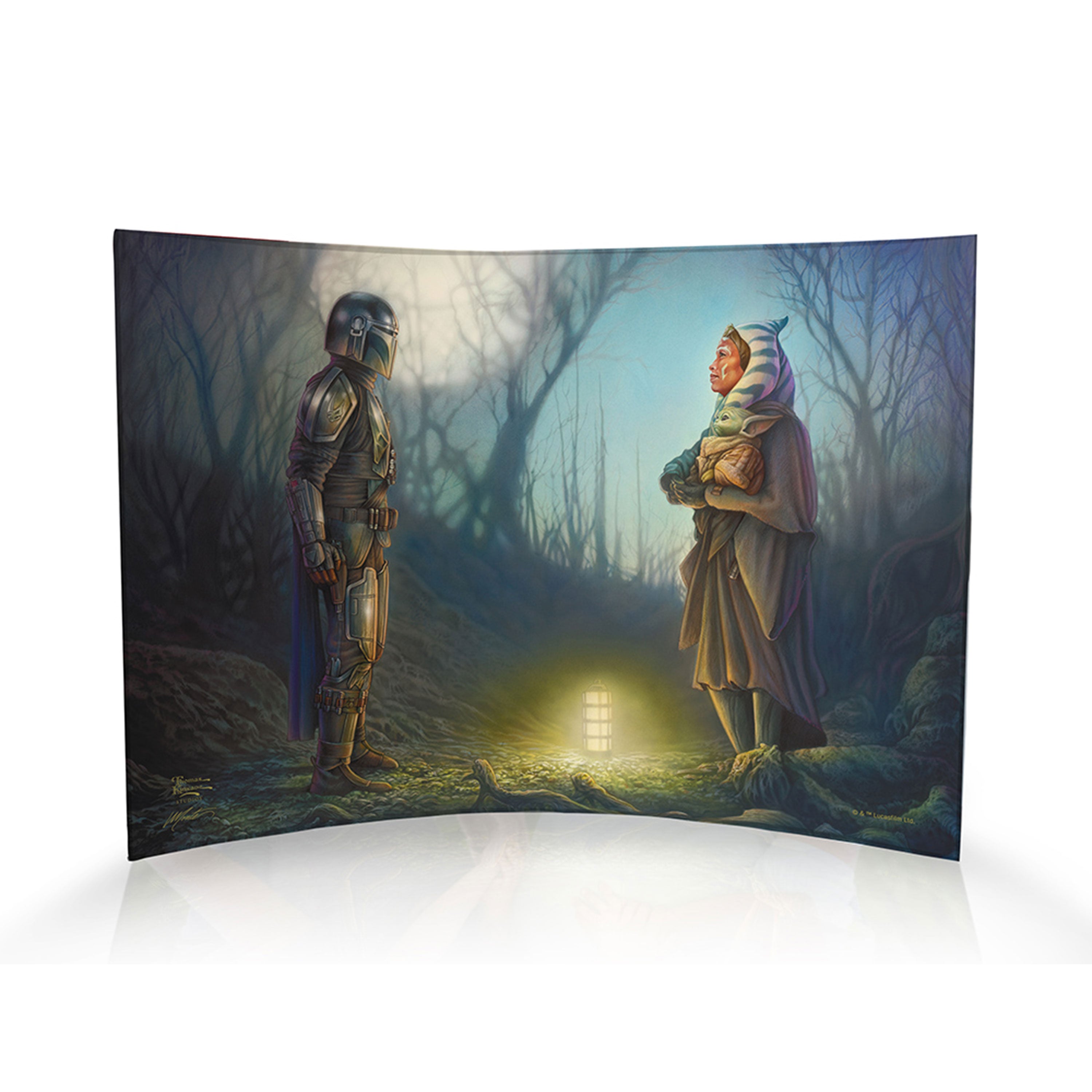 Star Wars (The Mandalorian - Connection) 10" x 7" Curved Acrylic Print ACP1007CUR744