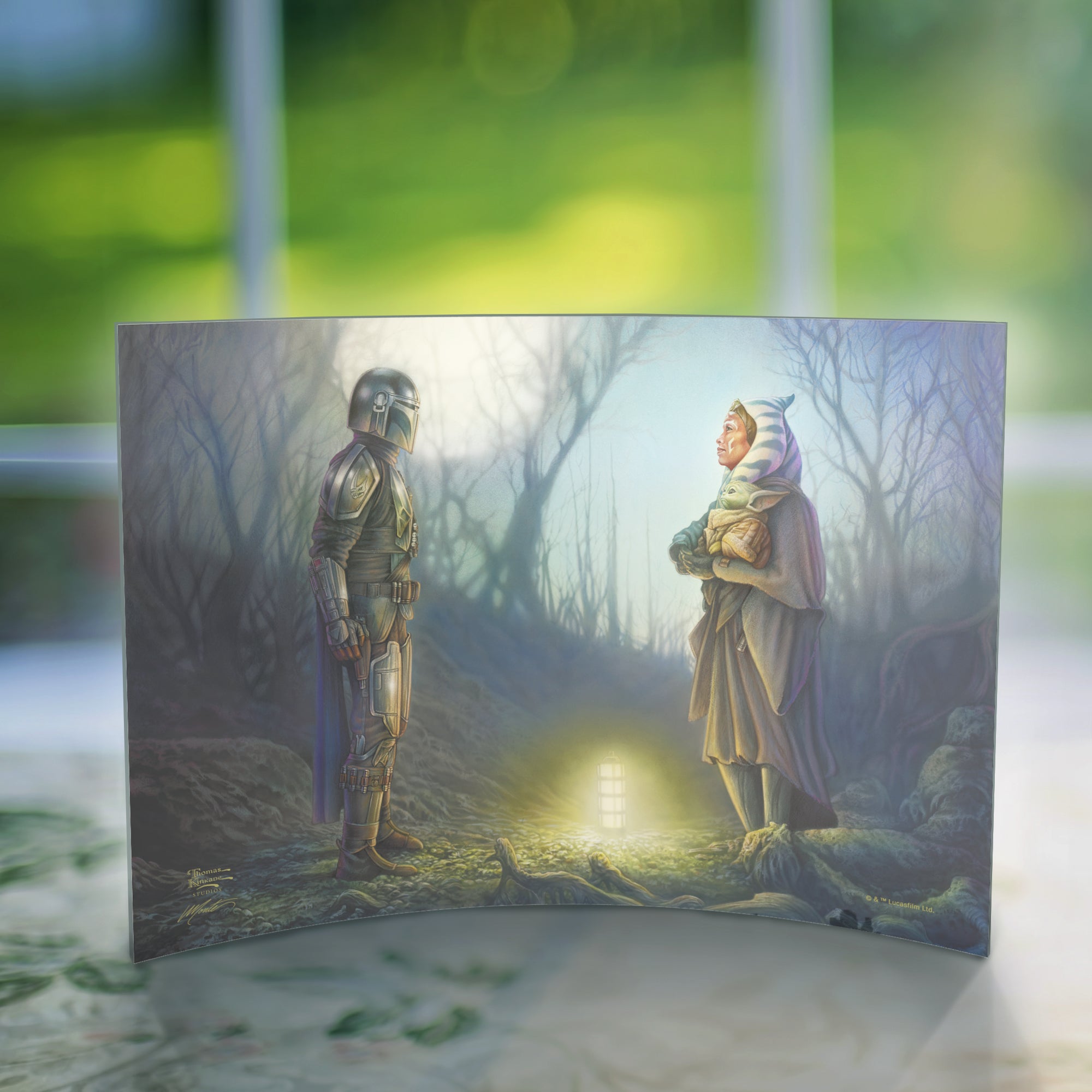 Star Wars (The Mandalorian - Connection) 10" x 7" Curved Acrylic Print ACP1007CUR744