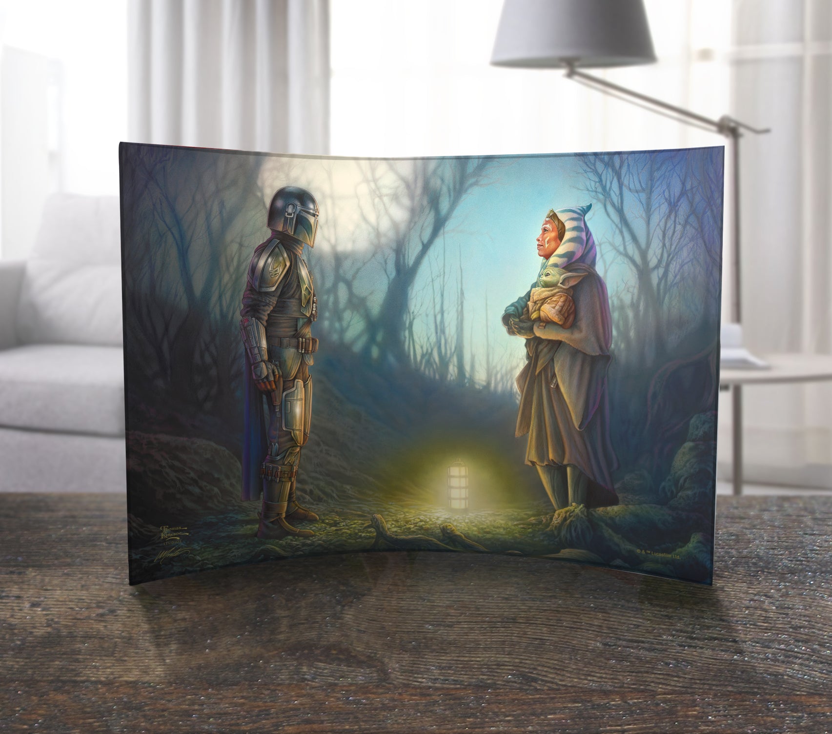 Star Wars (The Mandalorian - Connection) 10" x 7" Curved Acrylic Print ACP1007CUR744