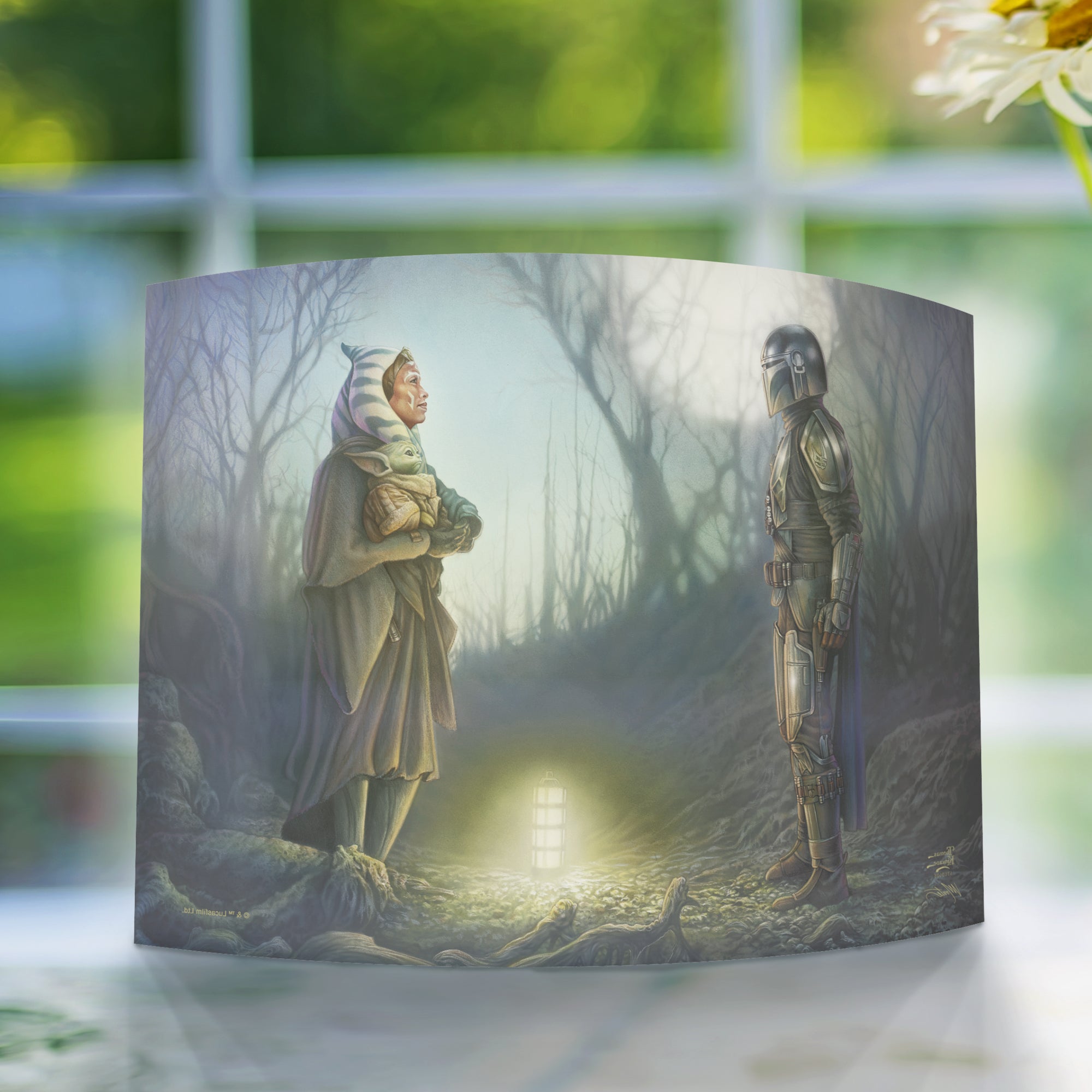 Star Wars (The Mandalorian - Connection) 10" x 7" Curved Acrylic Print ACP1007CUR744