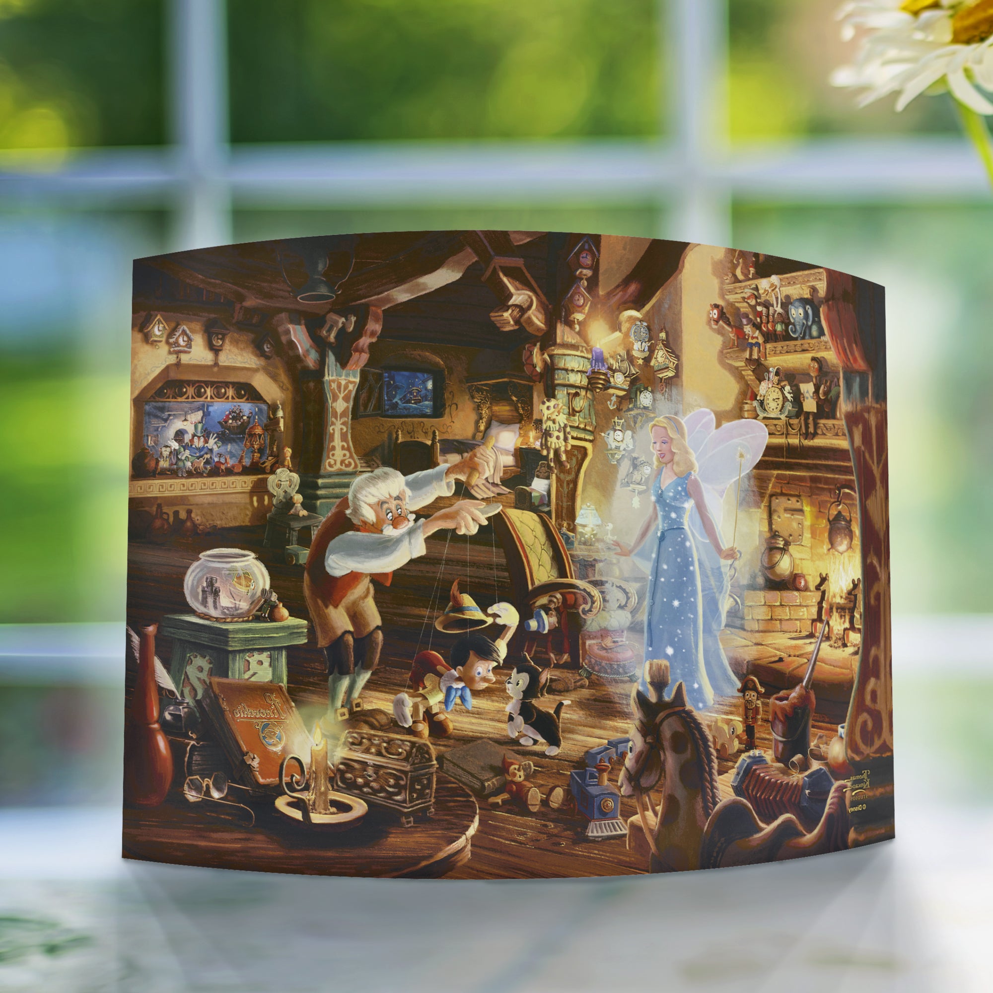 Disney (Geppettos Pinocchio) 10" x 7" Curved Acrylic Print ACP1007CUR745