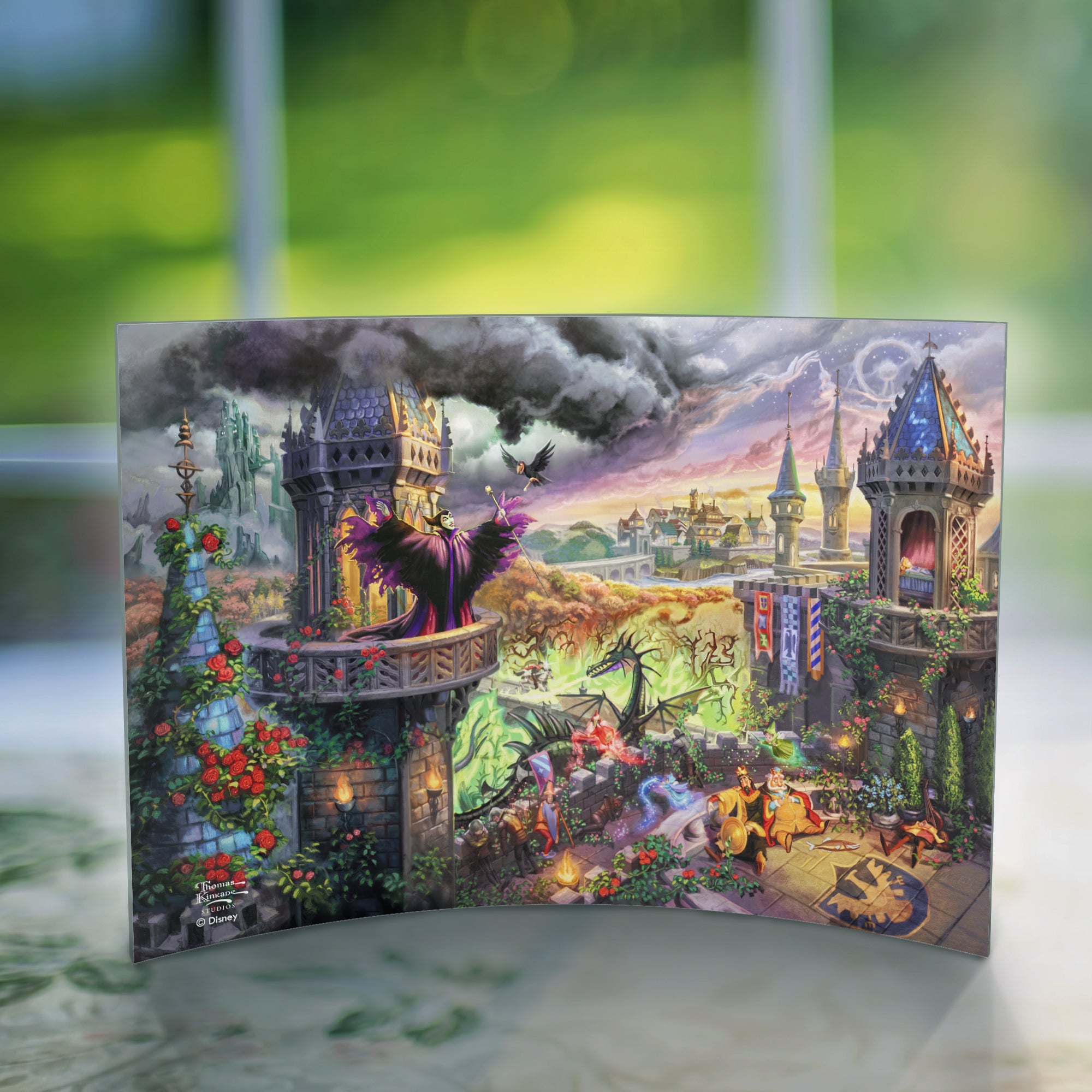 Disney (Maleficent) 10" x 7" Curved Acrylic Print ACP1007CUR748