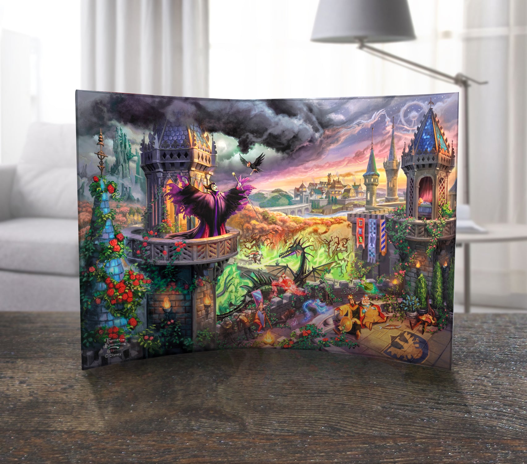 Disney (Maleficent) 10" x 7" Curved Acrylic Print ACP1007CUR748