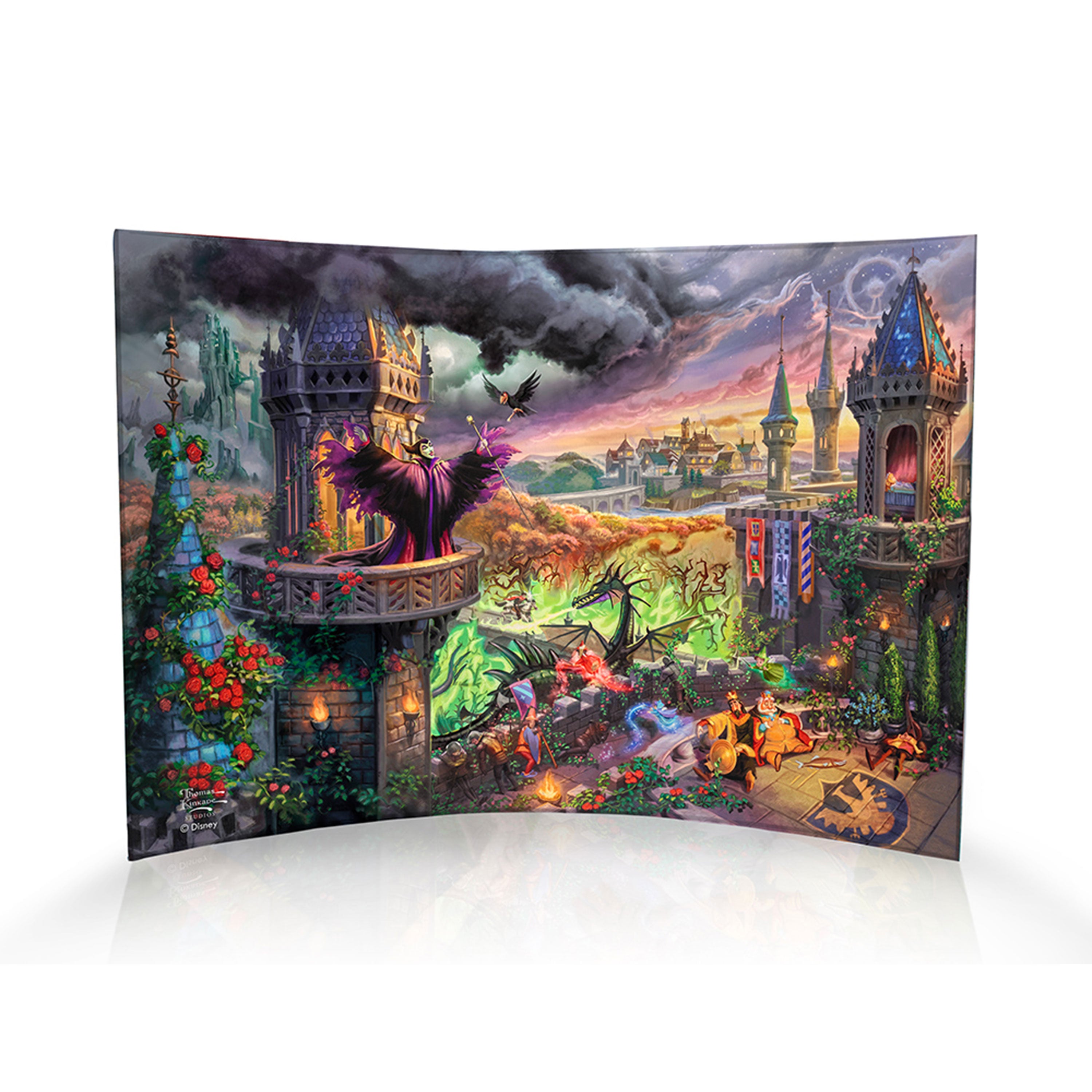 Disney (Maleficent) 10" x 7" Curved Acrylic Print ACP1007CUR748