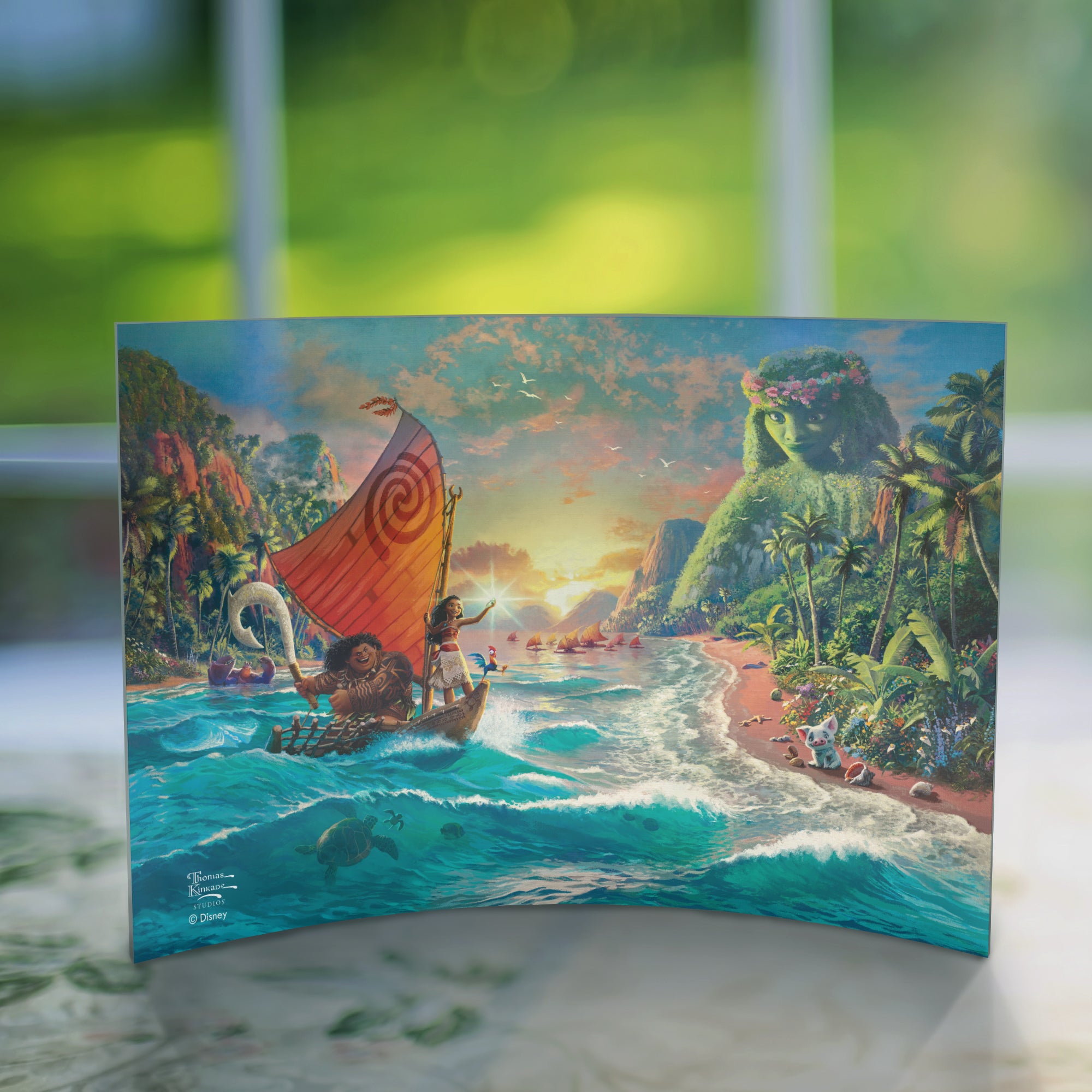 Disney (Moana) 10 x 7 Curved Acrylic Print ACP1007CUR749