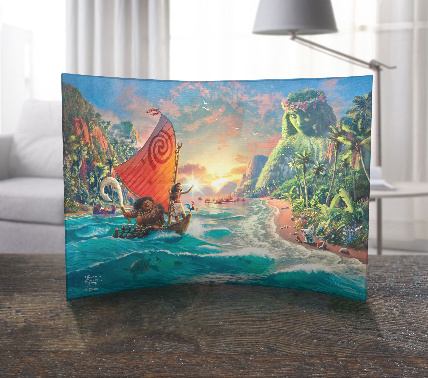 Disney (Moana) 10 x 7 Curved Acrylic Print ACP1007CUR749